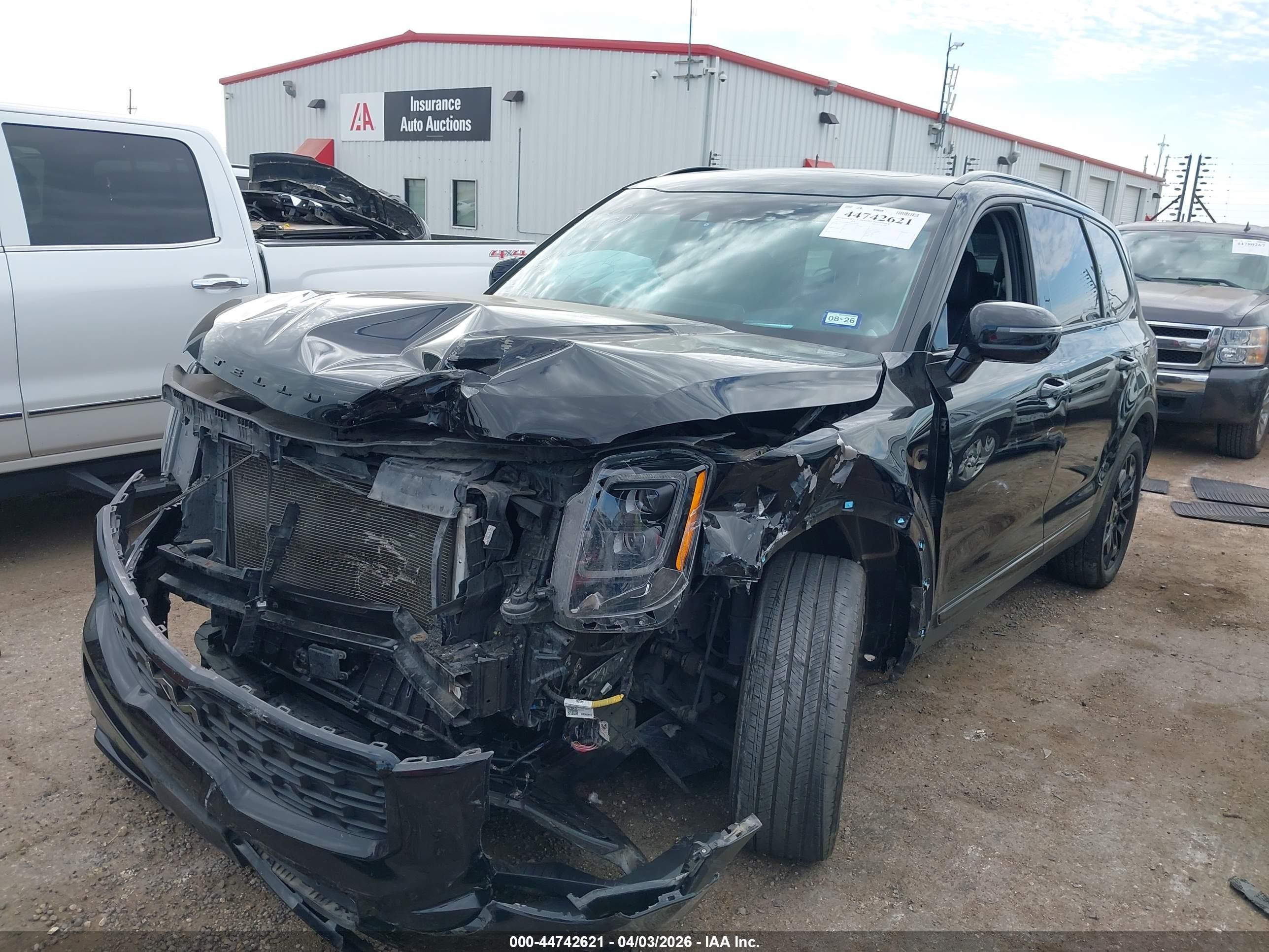 2022 Kia Telluride Sx Black vin: 5XYP5DHC4NG270209