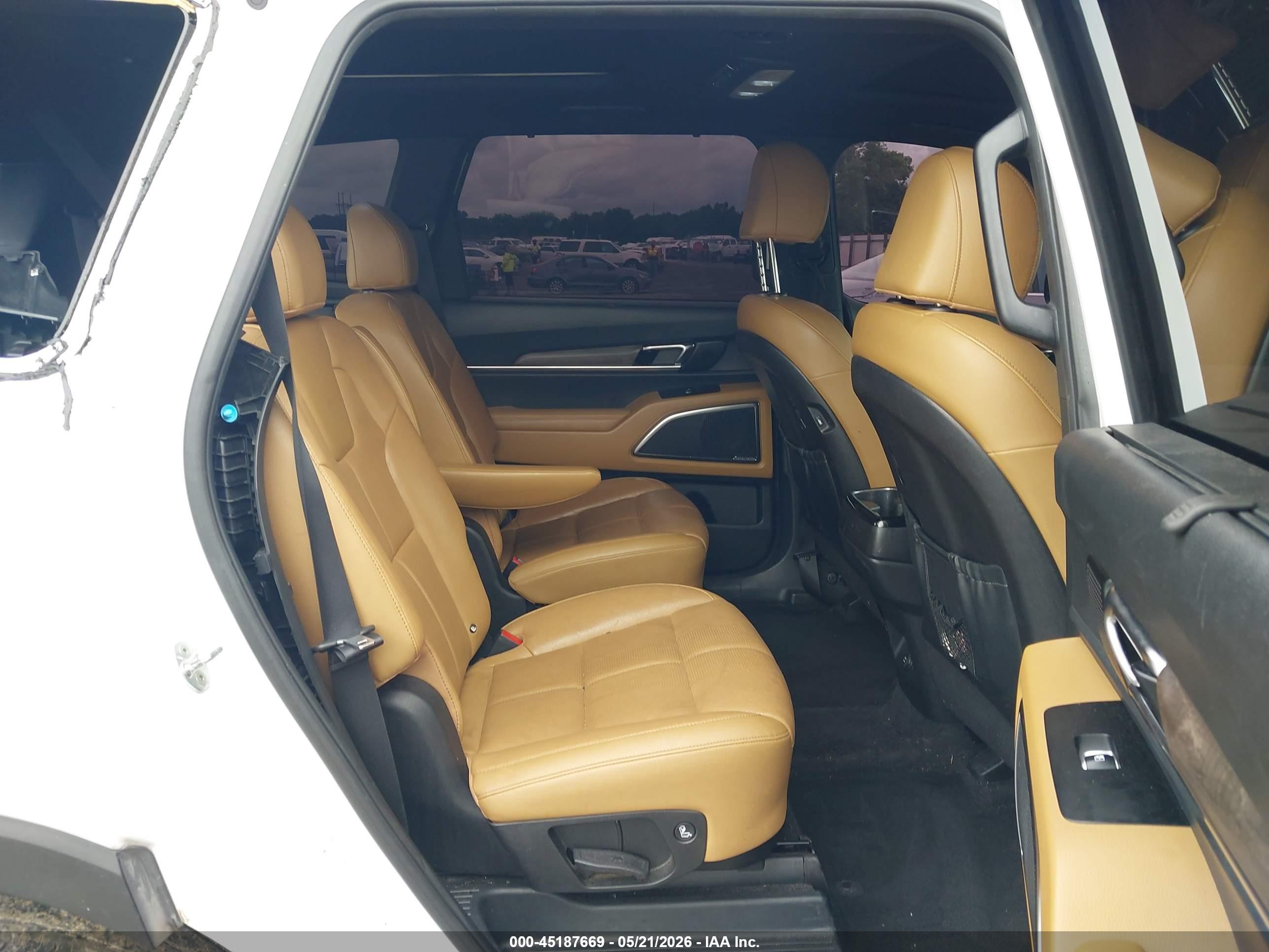 2022 Kia Telluride Sx White vin: 5XYP5DHCXNG294739