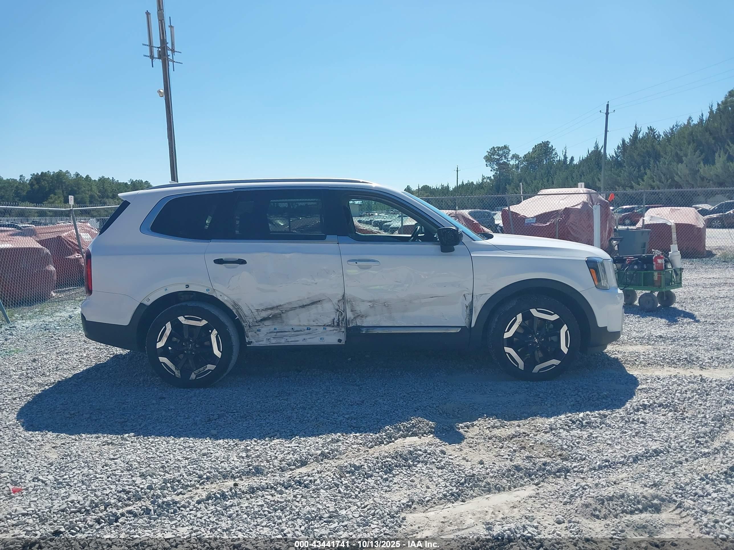 2025 Kia Telluride S Белый vin: 5XYP64GC0SG568976