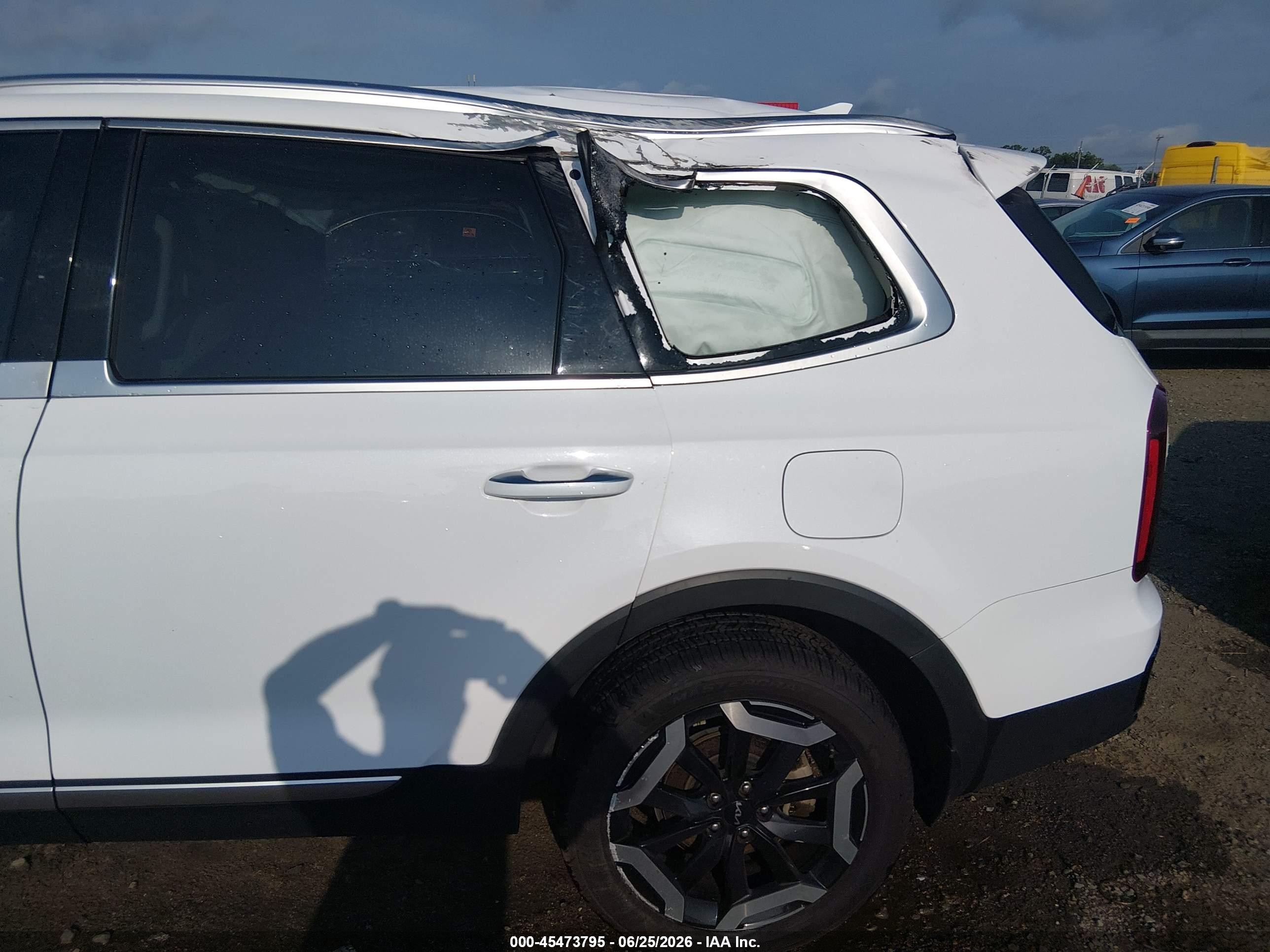 2024 Kia Telluride S White vin: 5XYP64GC2RG423707