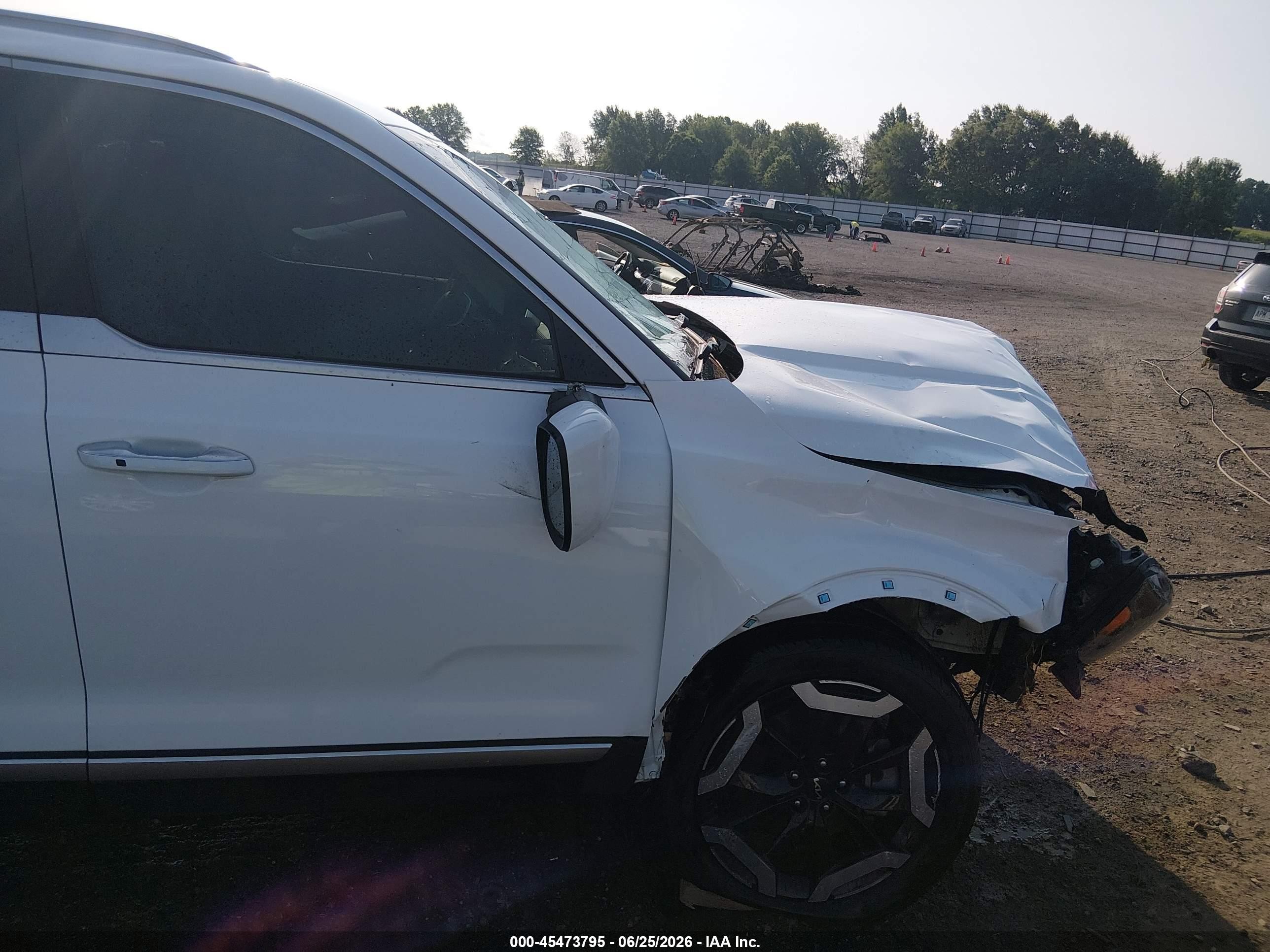 2024 Kia Telluride S White vin: 5XYP64GC2RG423707