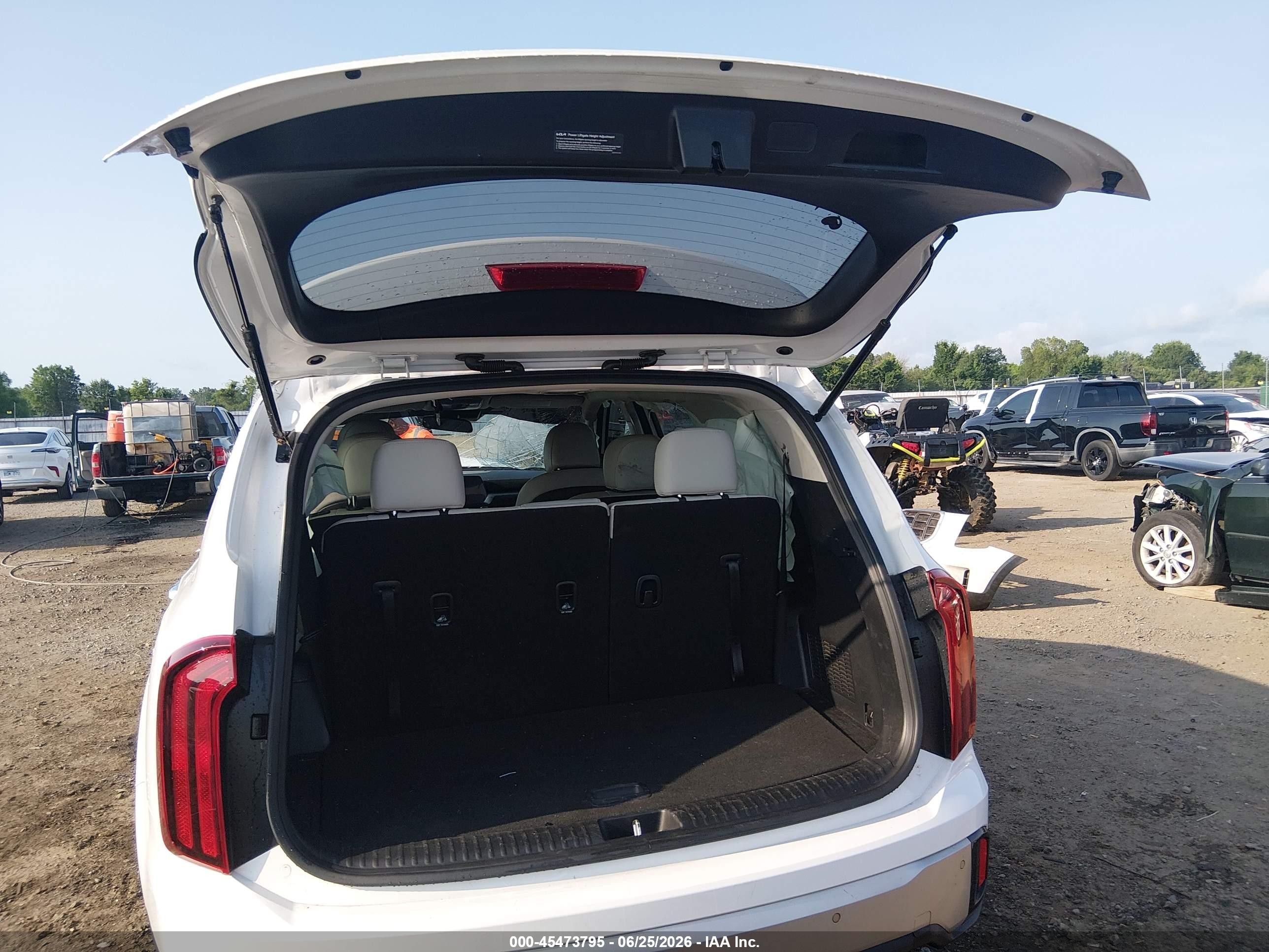 2024 Kia Telluride S White vin: 5XYP64GC2RG423707