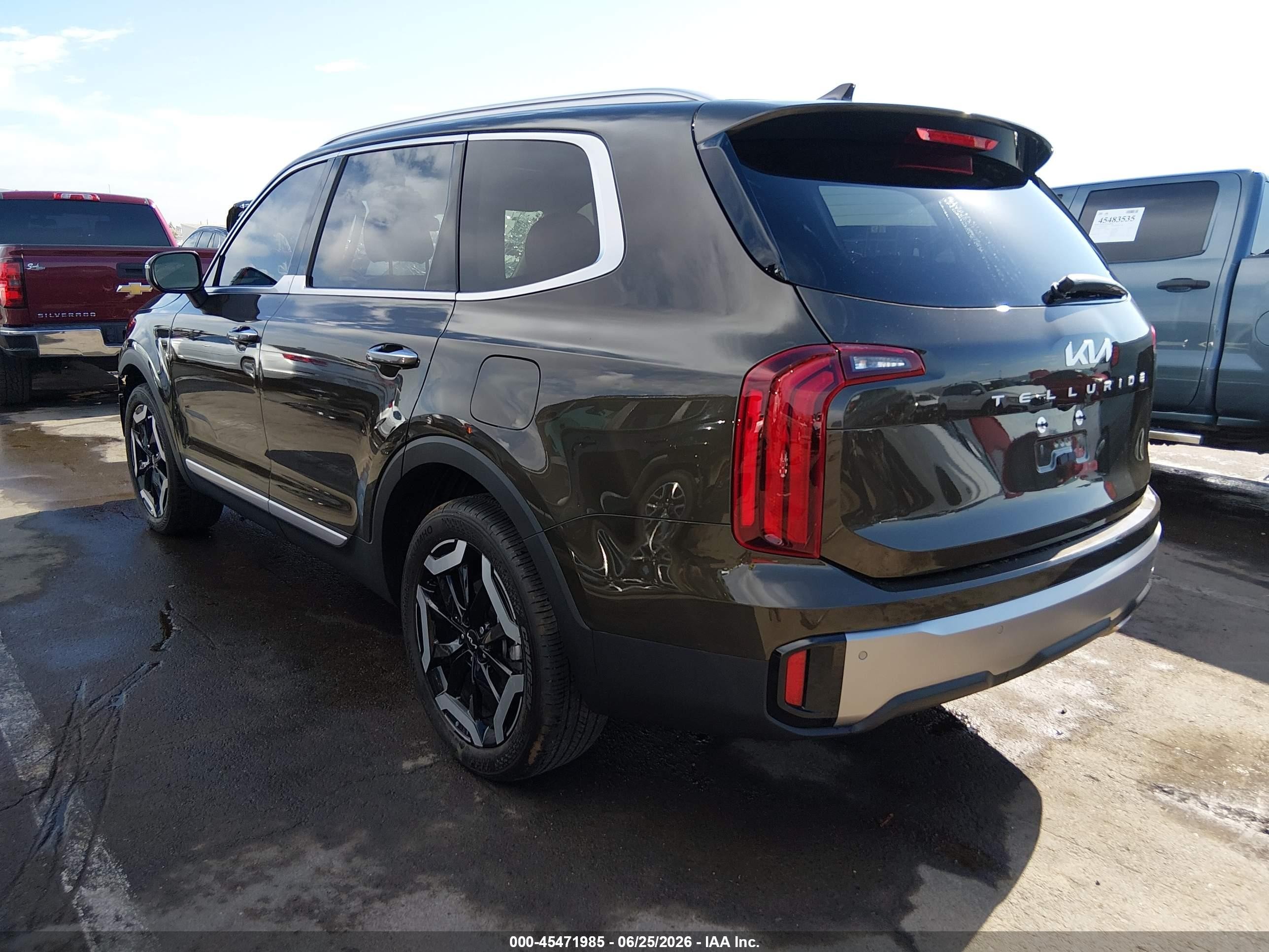 2025 Kia Telluride S Black vin: 5XYP64GC3SG674306