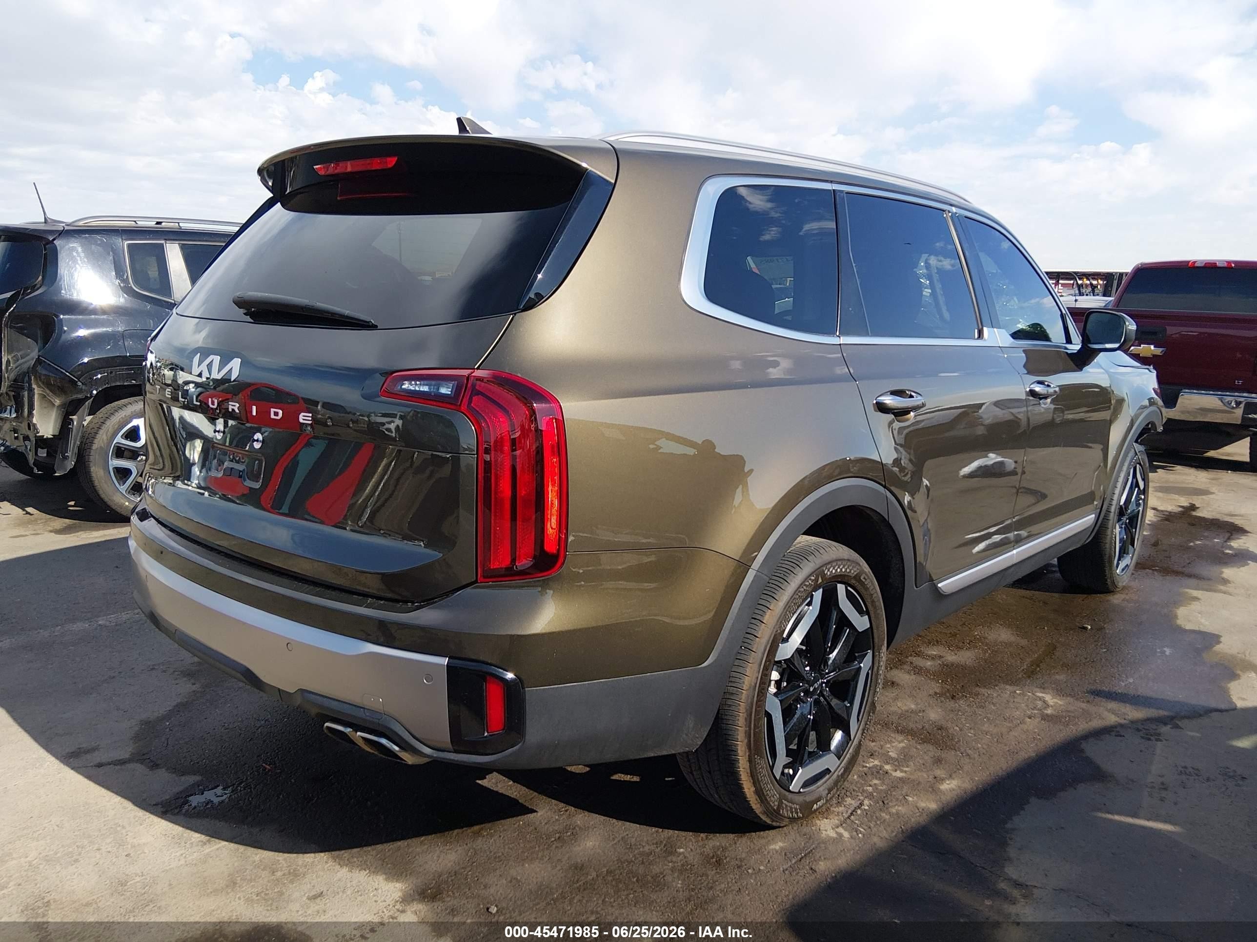 2025 Kia Telluride S Black vin: 5XYP64GC3SG674306