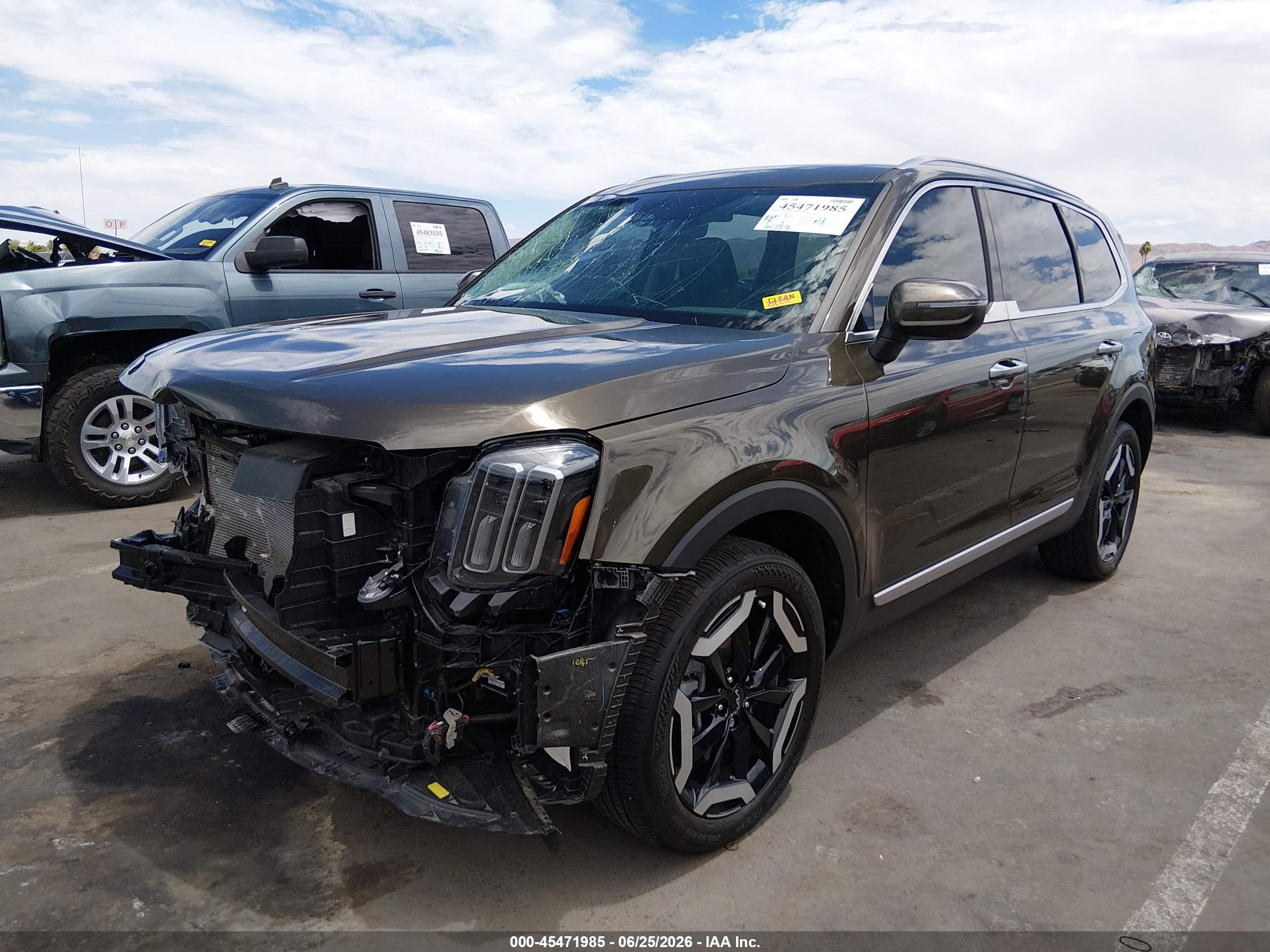 2025 Kia Telluride S Black vin: 5XYP64GC3SG674306