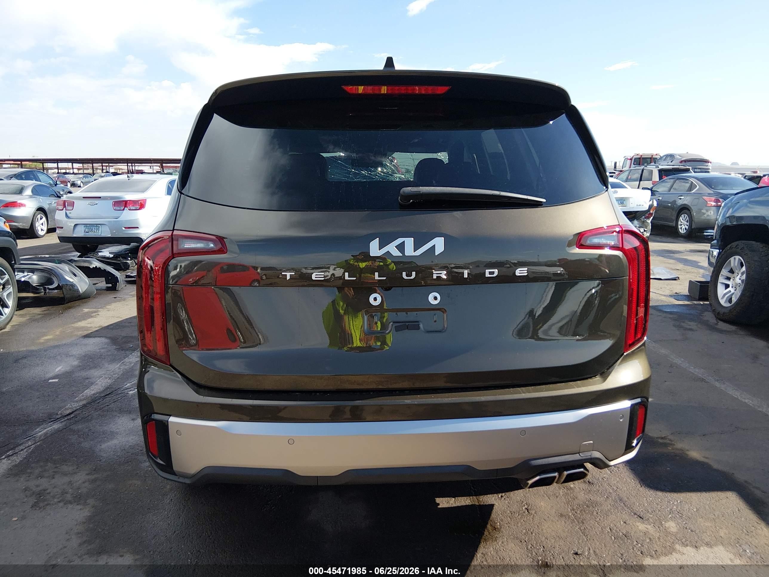 2025 Kia Telluride S Black vin: 5XYP64GC3SG674306