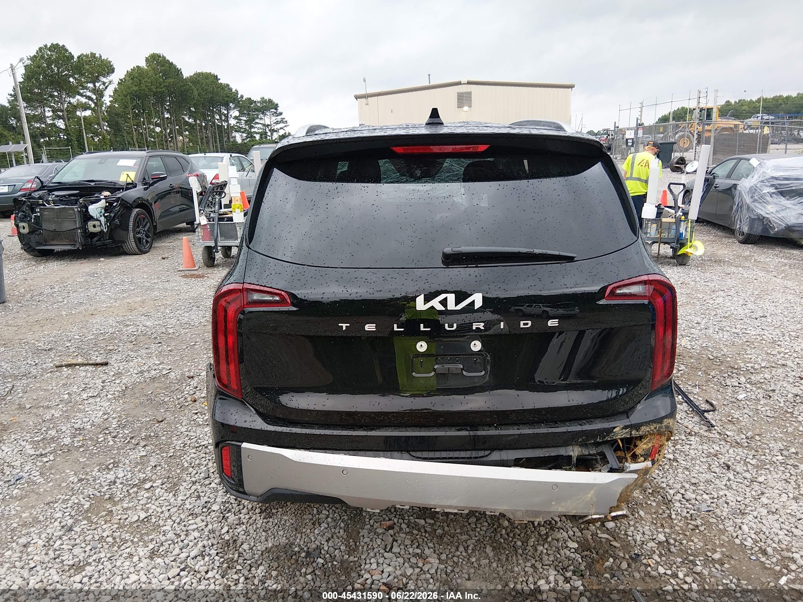 2025 Kia Telluride S Черный vin: 5XYP64GC7SG719831