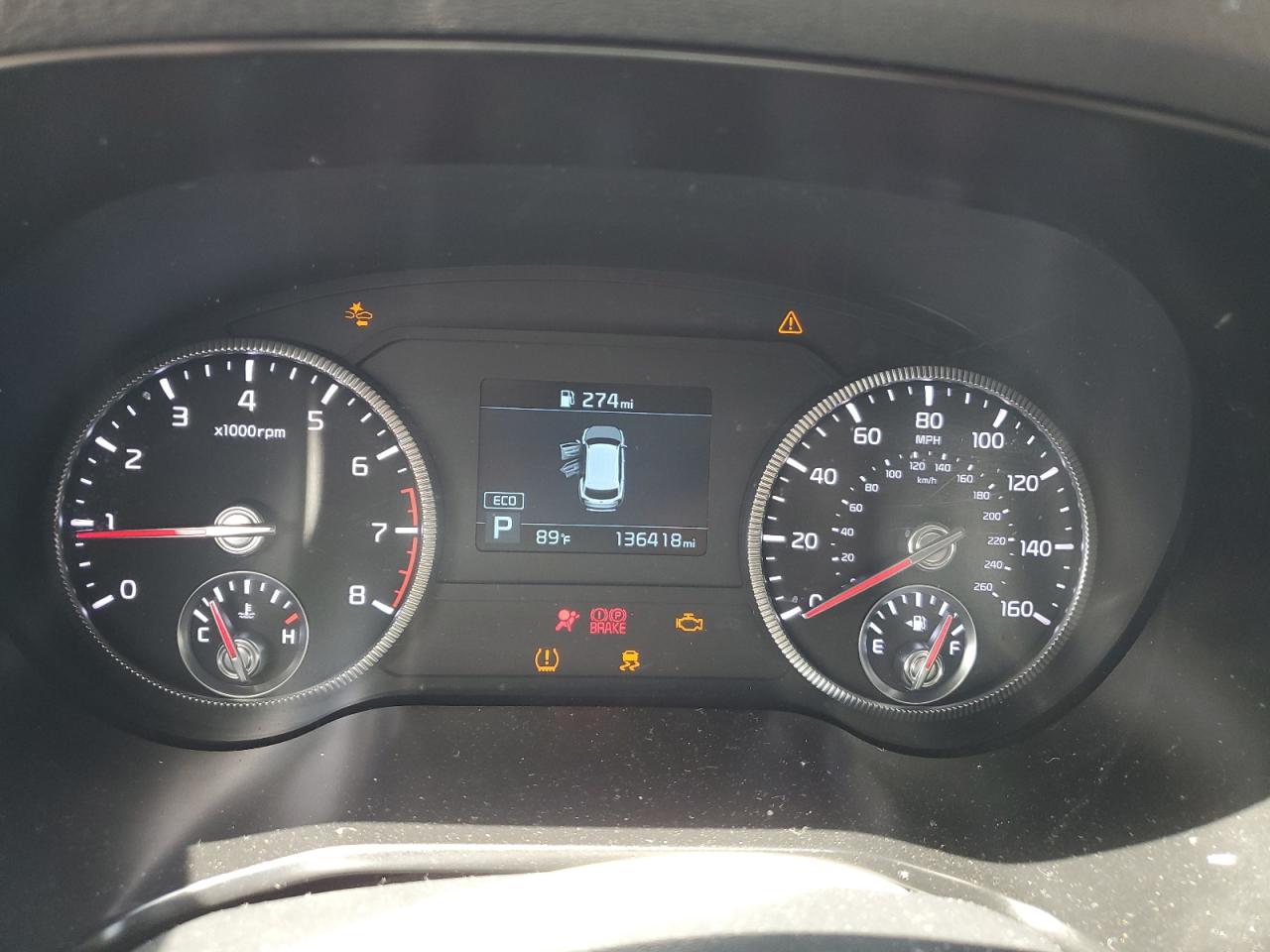 2020 Kia Telluride S Коричневый vin: 5XYP64HC1LG054201