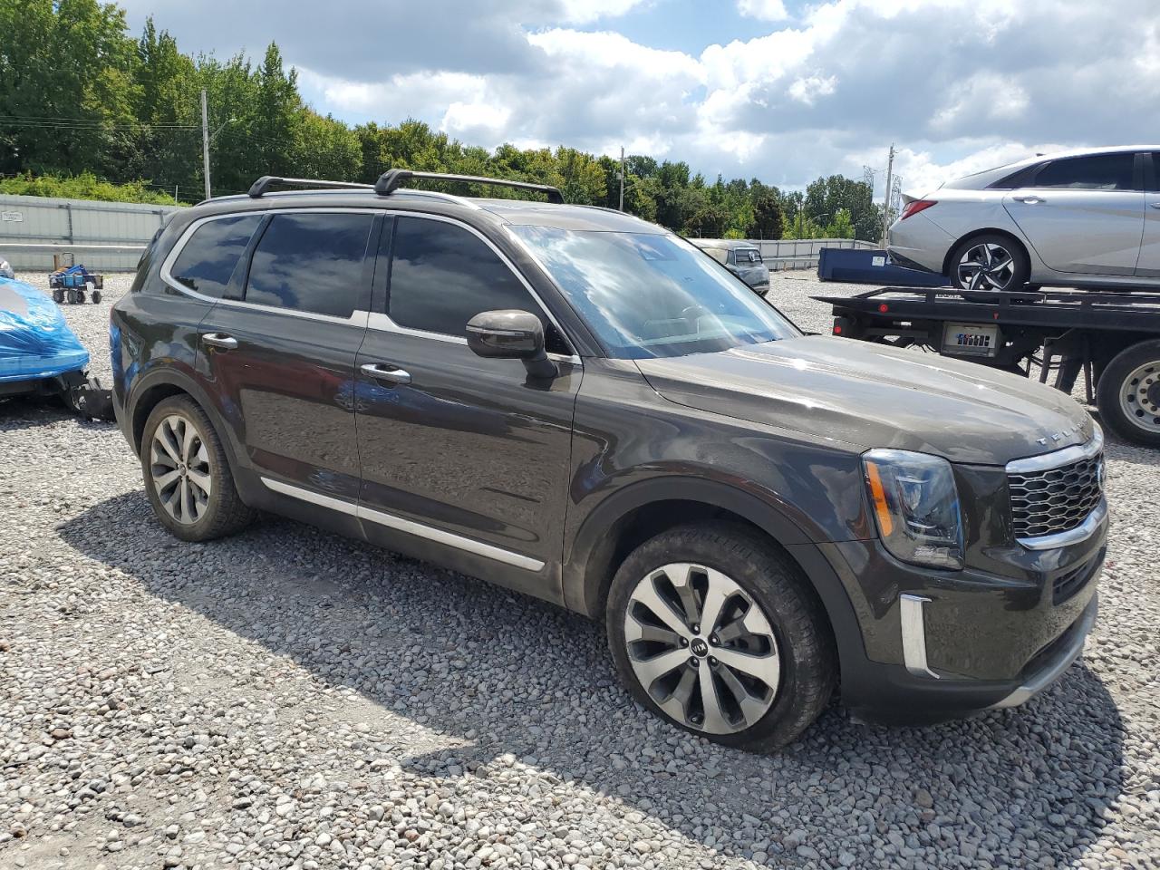 2020 Kia Telluride S Коричневый vin: 5XYP64HC1LG054201