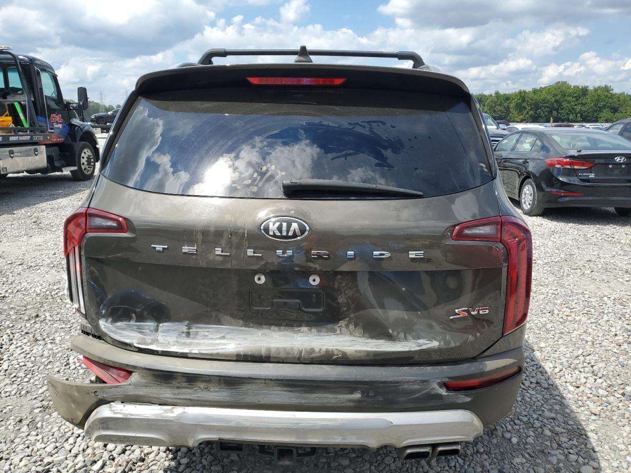 2020 Kia Telluride S Коричневый vin: 5XYP64HC1LG054201