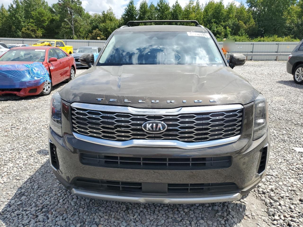2020 Kia Telluride S Коричневый vin: 5XYP64HC1LG054201