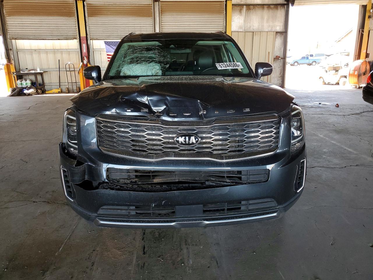 2021 Kia Telluride S Charcoal vin: 5XYP64HC2MG101737