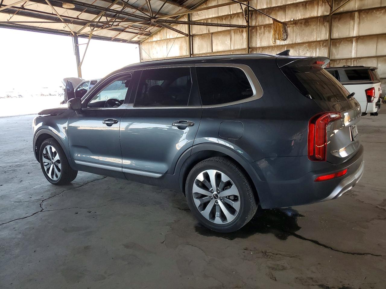 2021 Kia Telluride S Charcoal vin: 5XYP64HC2MG101737