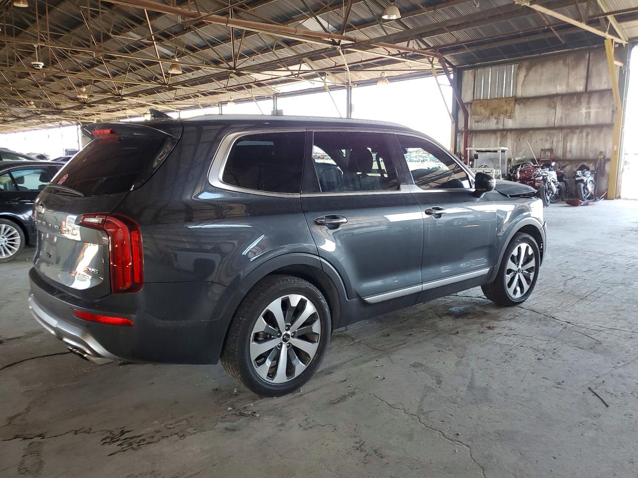 2021 Kia Telluride S Charcoal vin: 5XYP64HC2MG101737