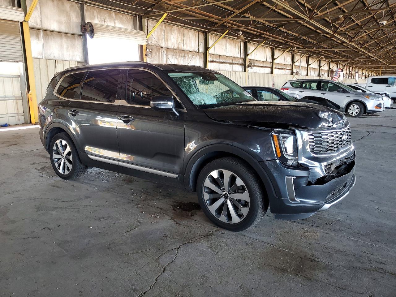 2021 Kia Telluride S Charcoal vin: 5XYP64HC2MG101737