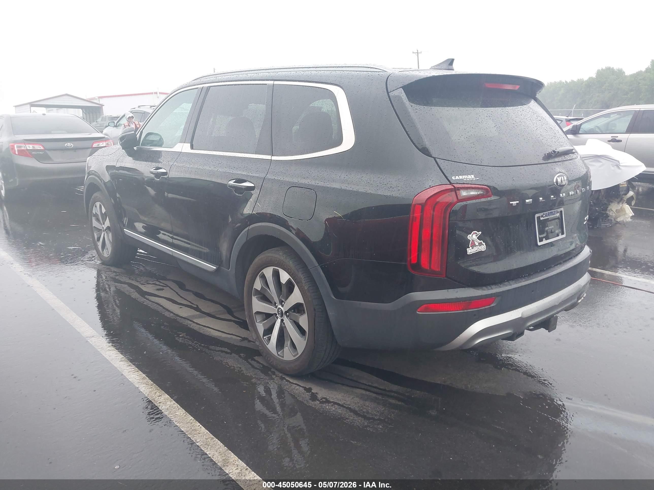 2020 Kia Telluride S Black vin: 5XYP64HC4LG073129