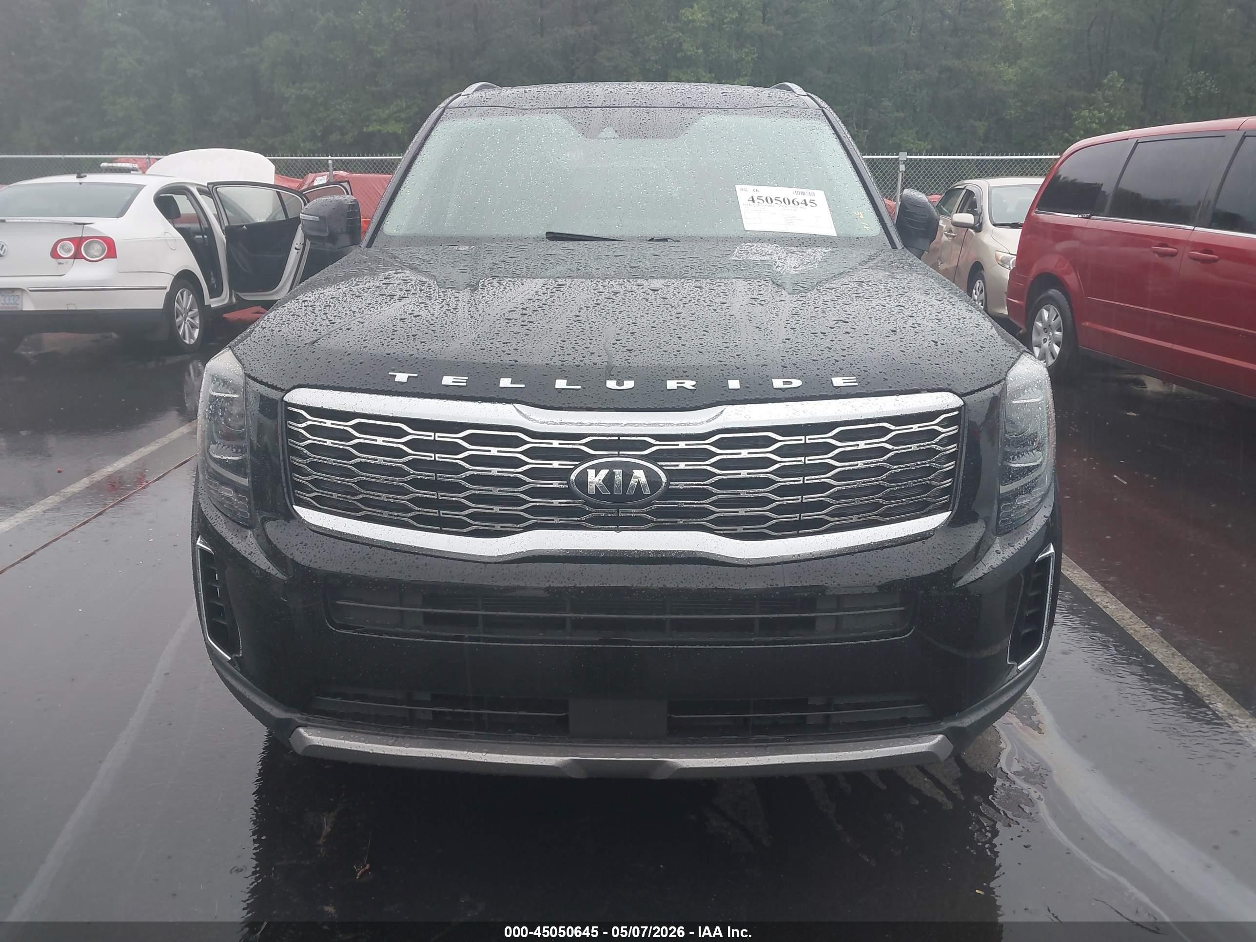 2020 Kia Telluride S Черный vin: 5XYP64HC4LG073129