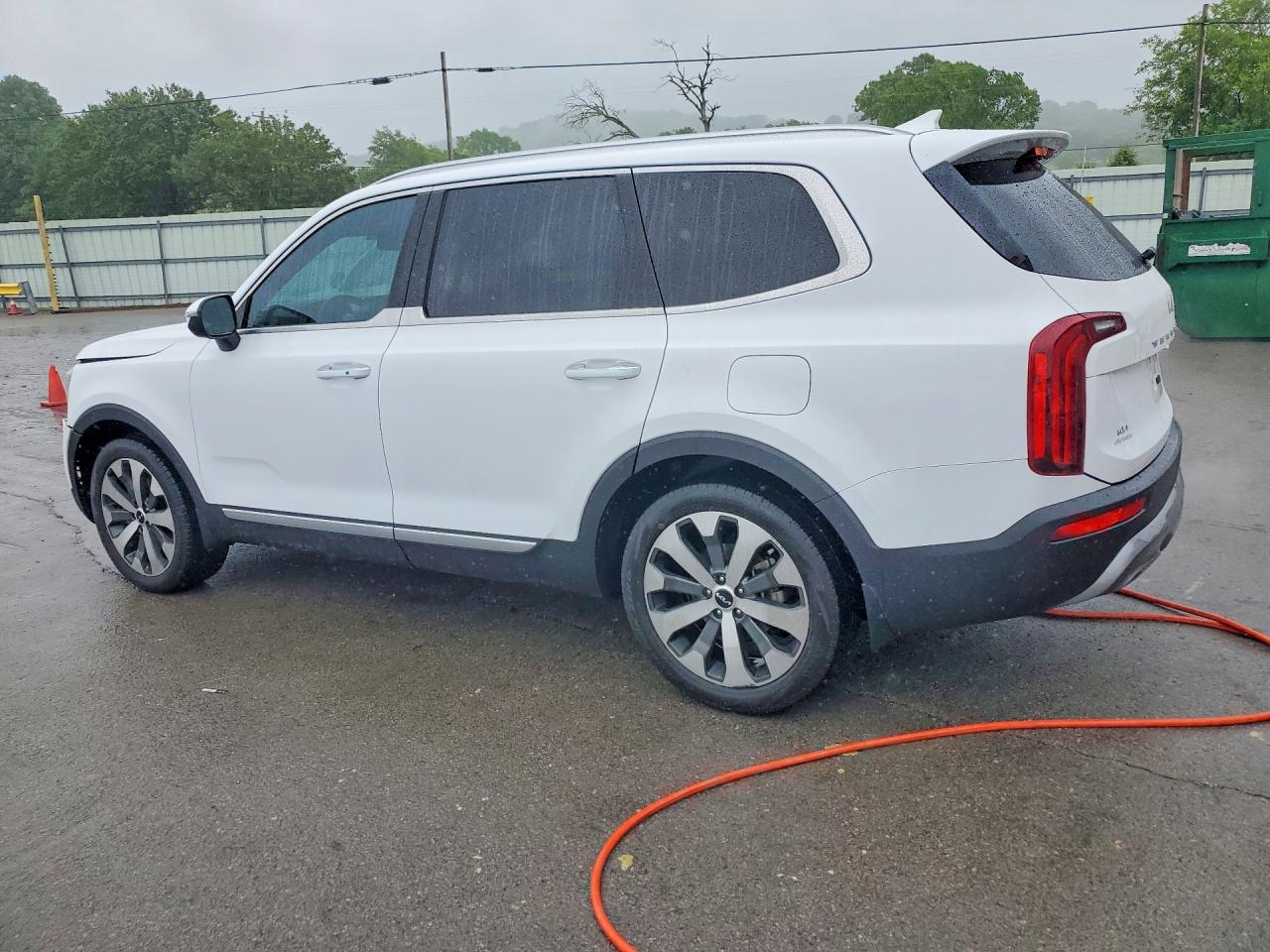 2022 Kia Telluride S White vin: 5XYP64HC7NG284540