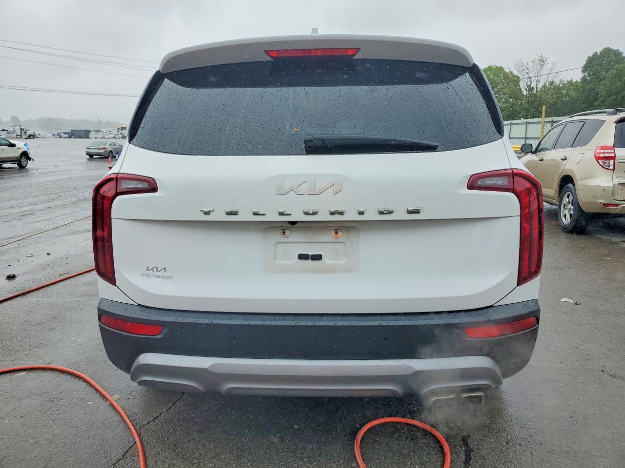 2022 Kia Telluride S White vin: 5XYP64HC7NG284540