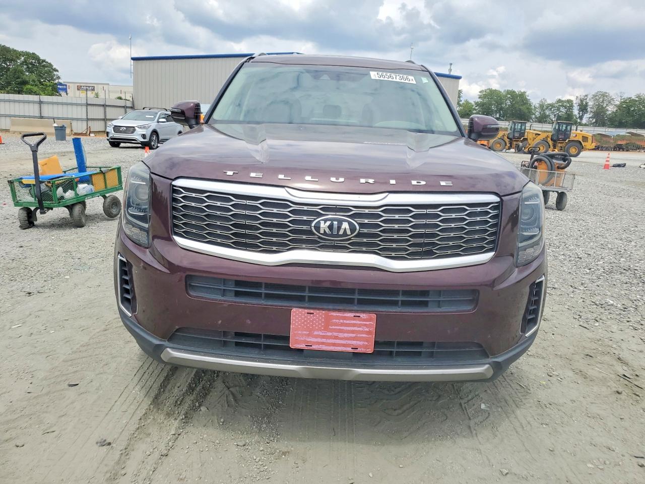 2020 Kia Telluride S Бордовый vin: 5XYP64HC8LG013967