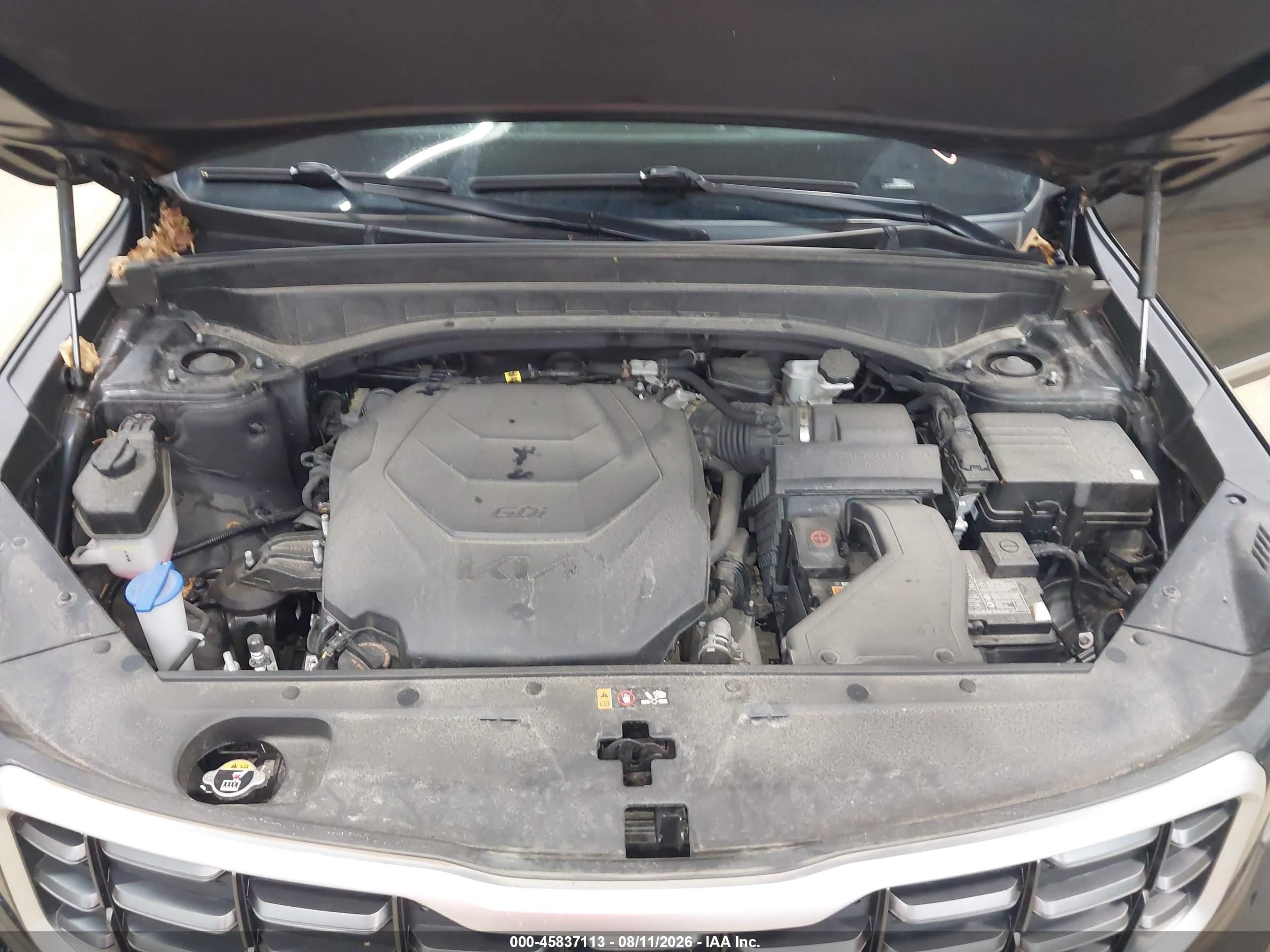 2024 Kia Telluride S Черный vin: 5XYP6DGC0RG437508