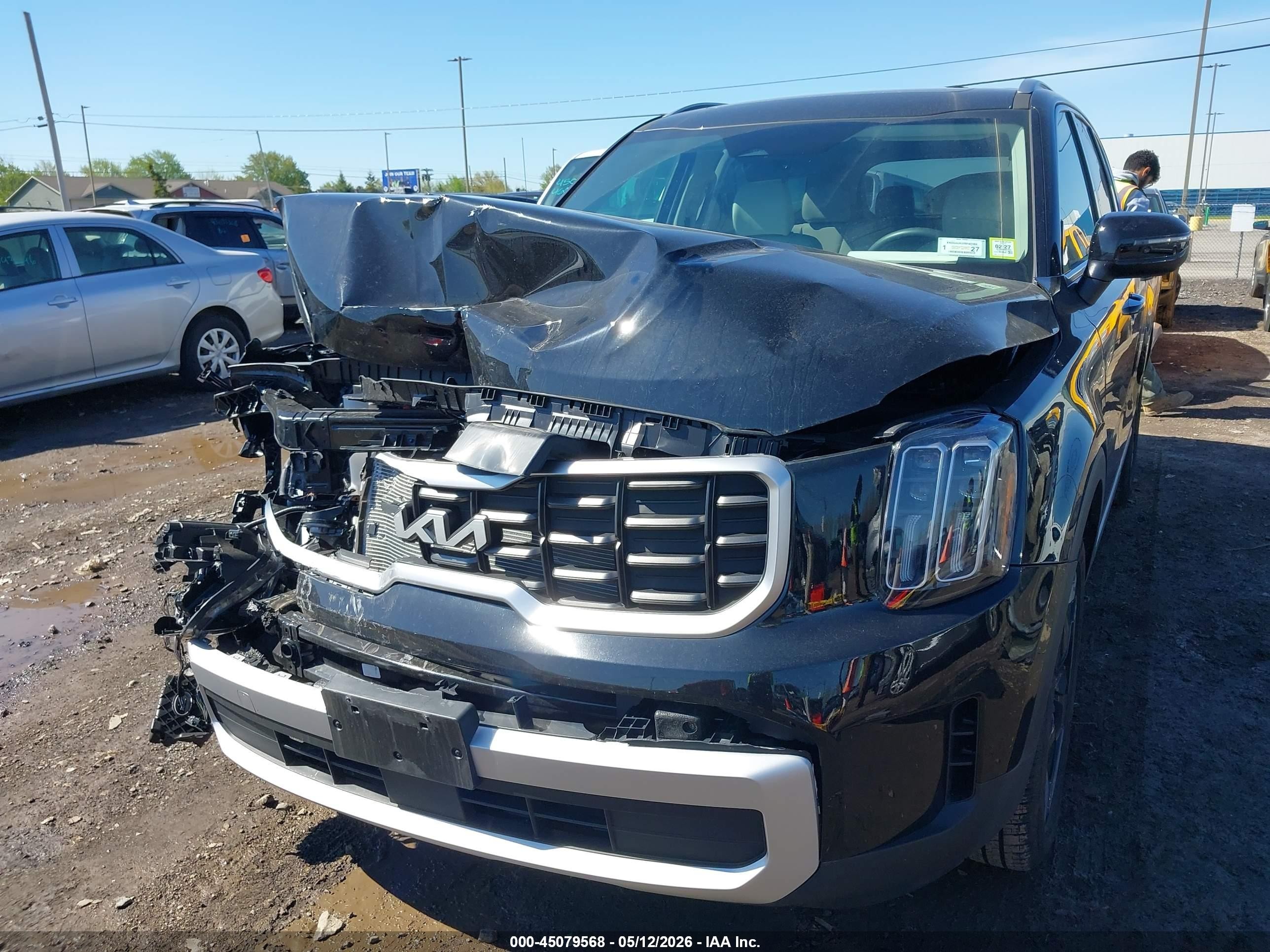 2025 Kia Telluride S Black vin: 5XYP6DGC0SG728662