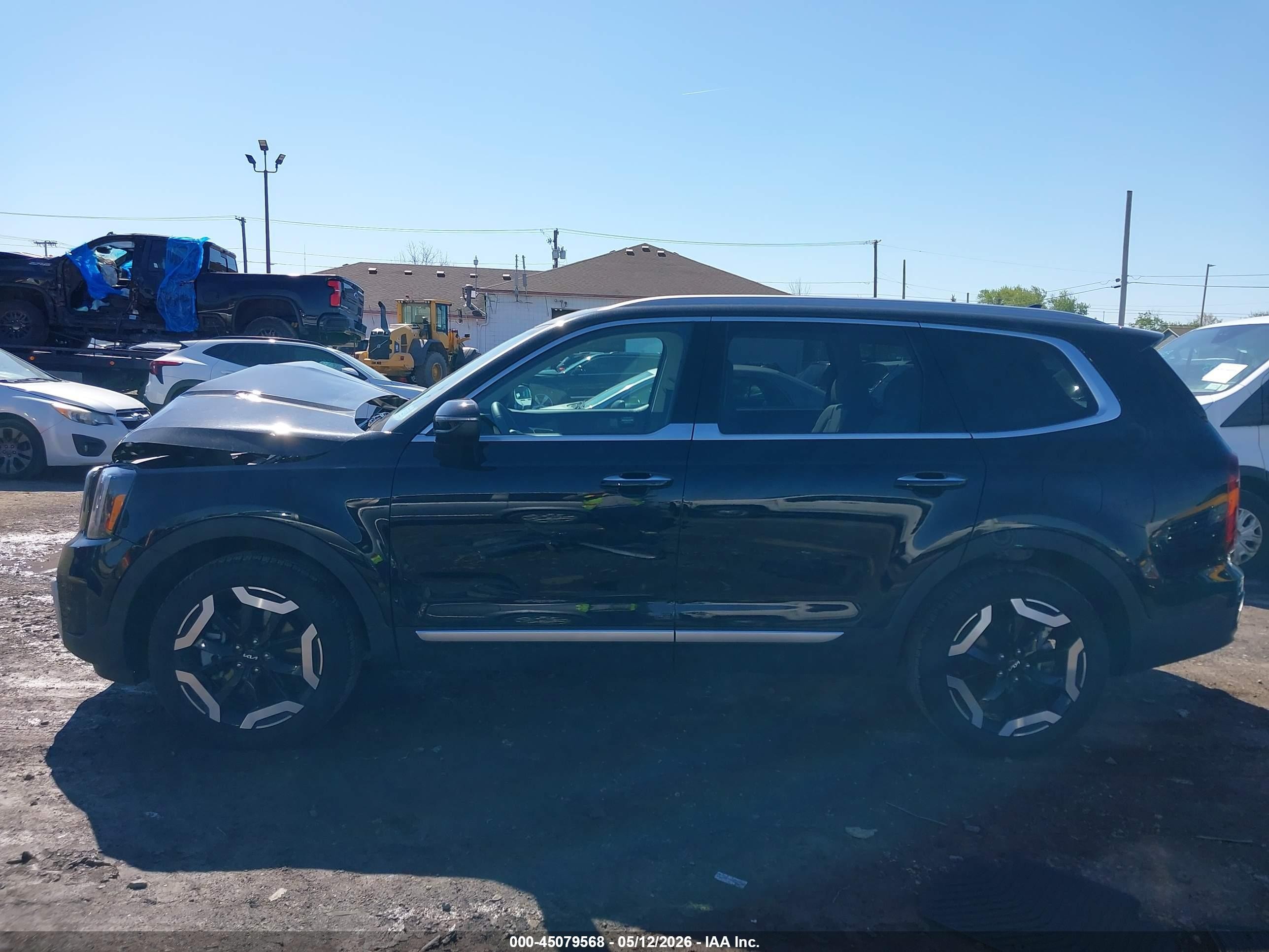 2025 Kia Telluride S Black vin: 5XYP6DGC0SG728662
