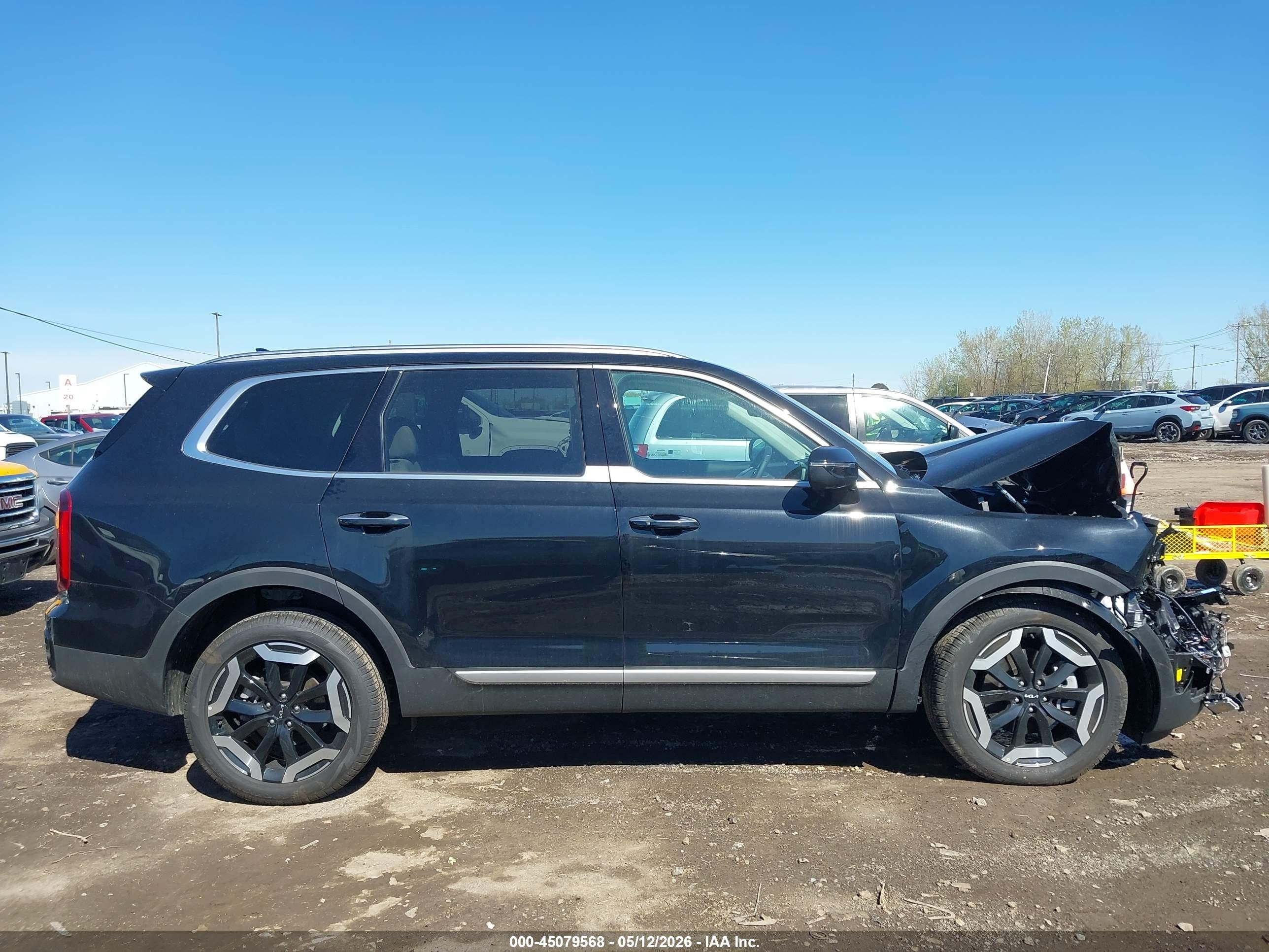 2025 Kia Telluride S Black vin: 5XYP6DGC0SG728662