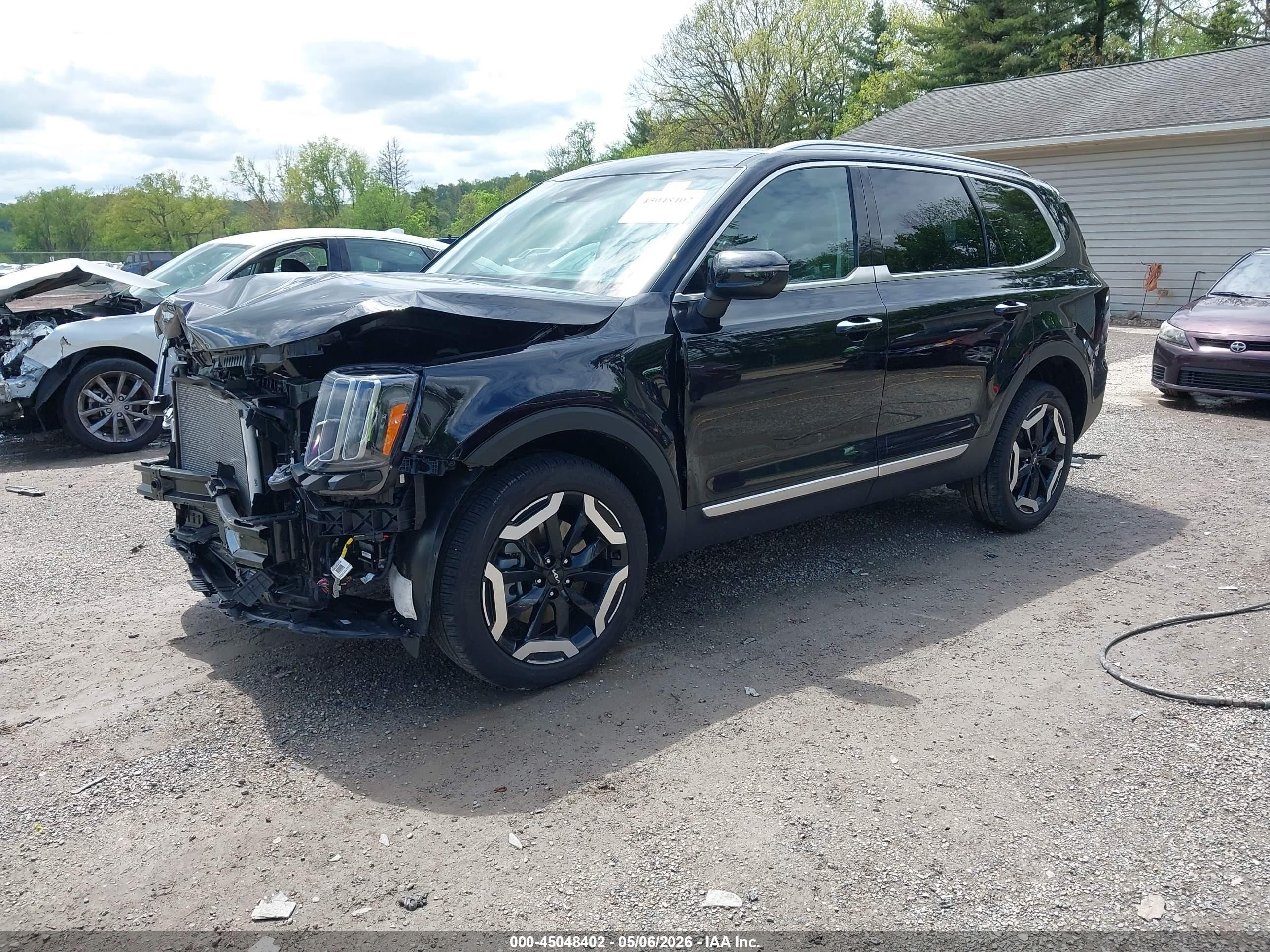 2025 Kia Telluride S Black vin: 5XYP6DGC3SG639989