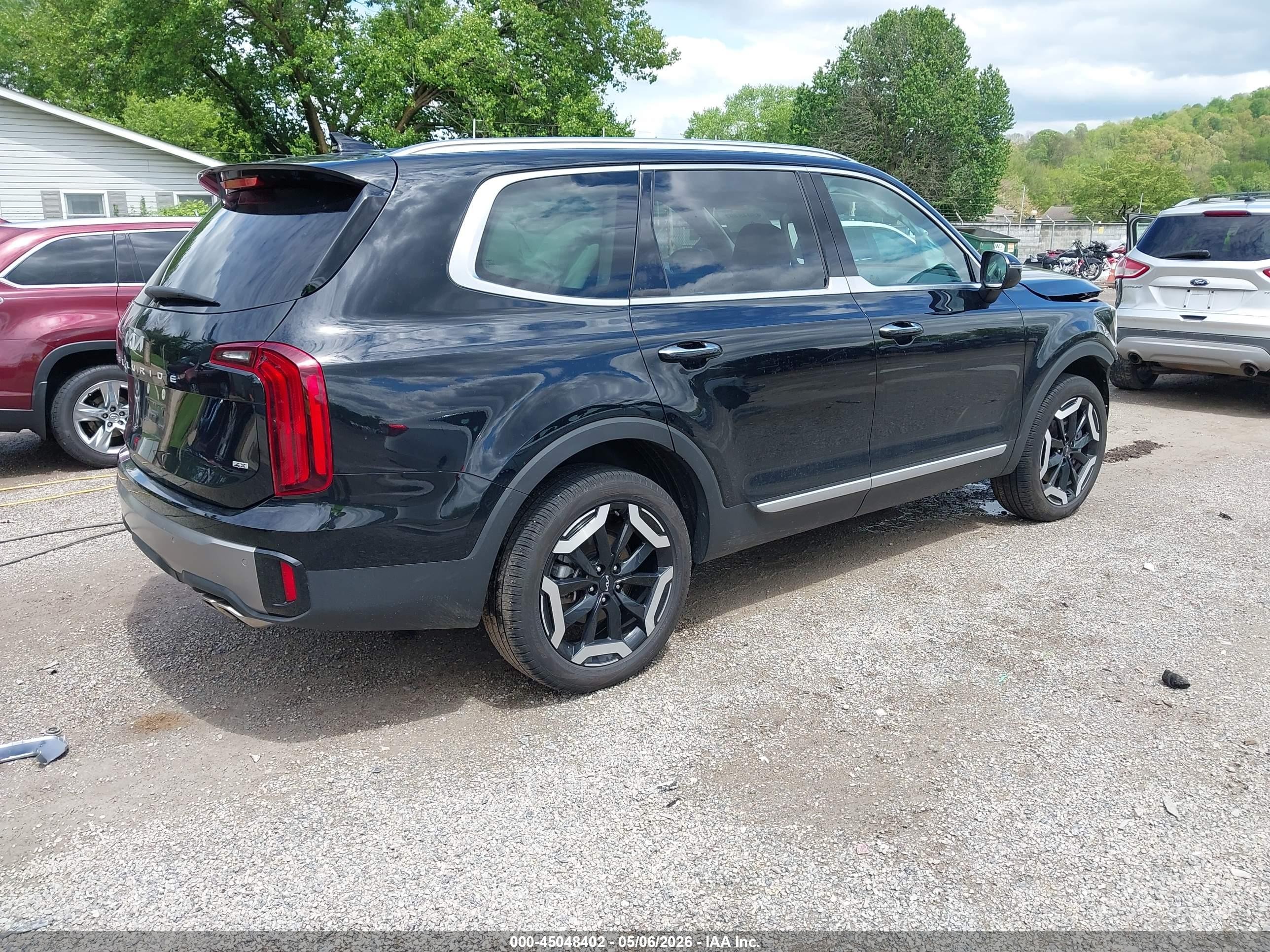 2025 Kia Telluride S Black vin: 5XYP6DGC3SG639989