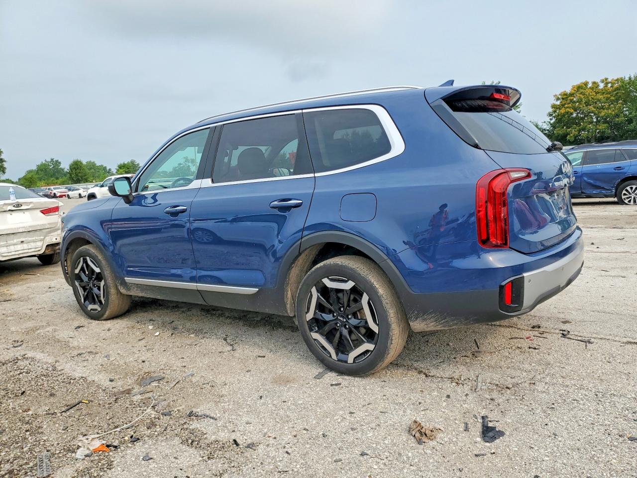 2023 Kia Telluride S Blue vin: 5XYP6DGC6PG337345