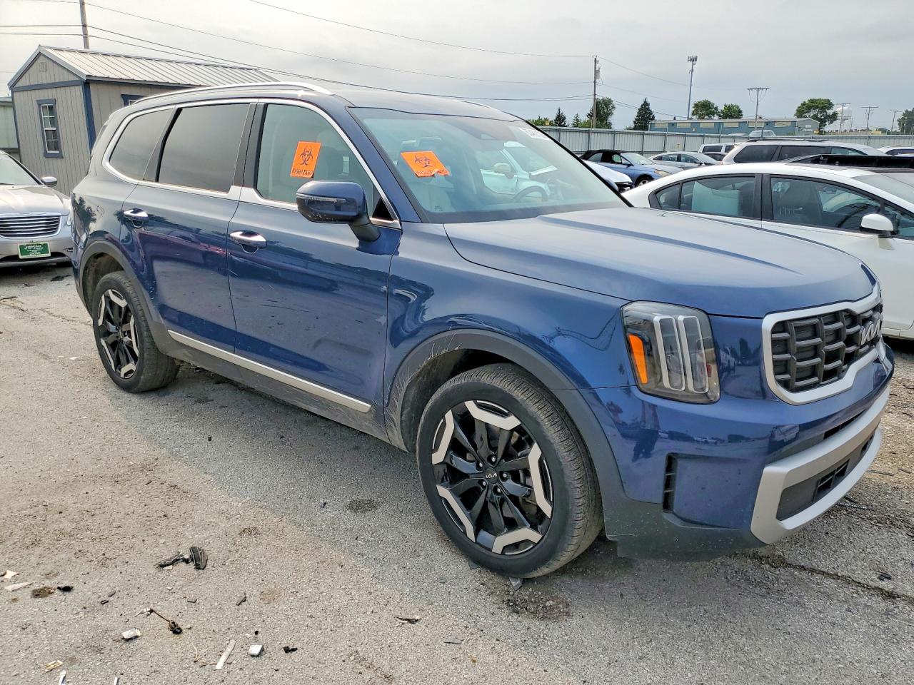 2023 Kia Telluride S Blue vin: 5XYP6DGC6PG337345