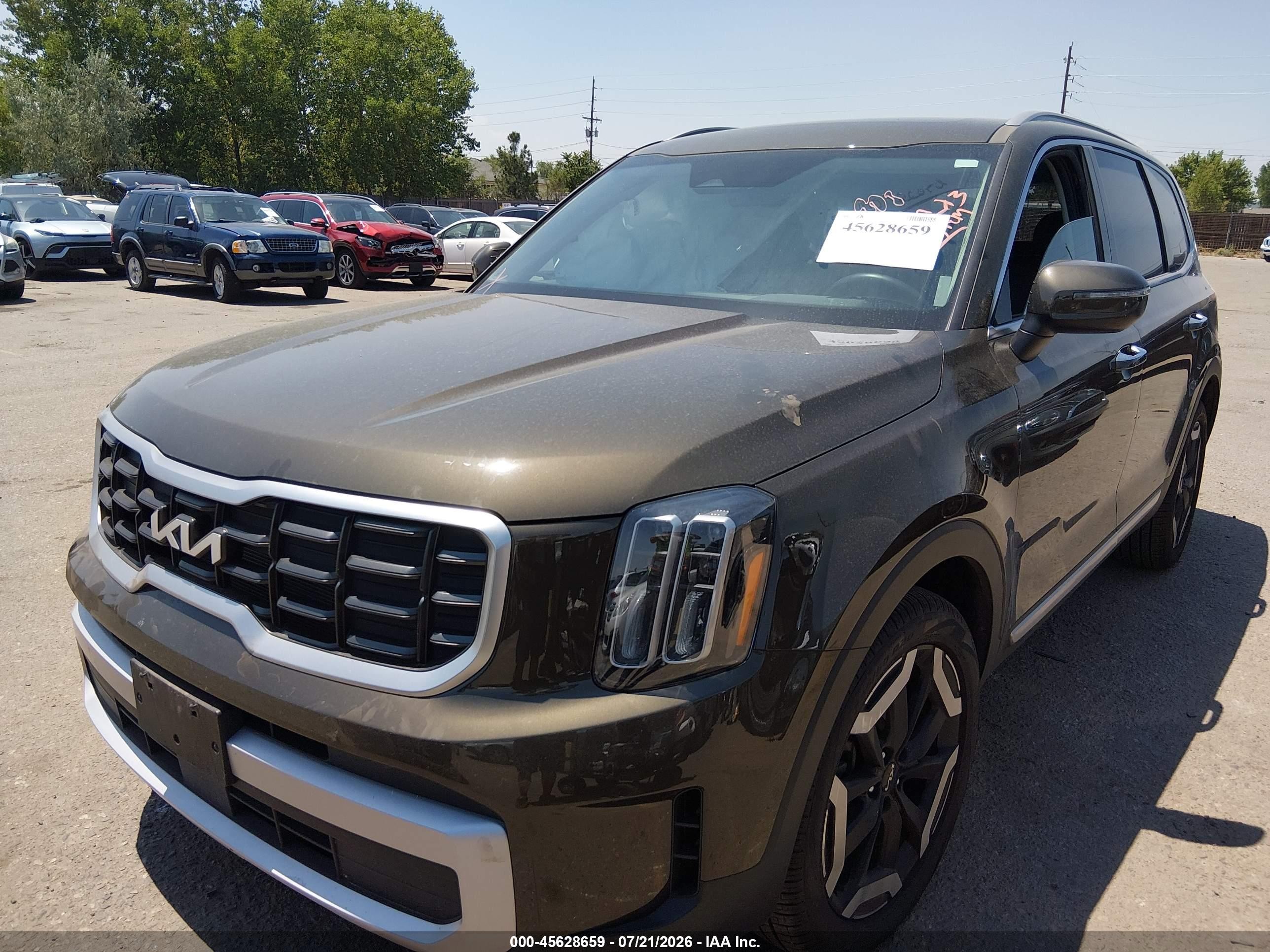 2025 Kia Telluride S Коричневый vin: 5XYP6DGC8SG649787