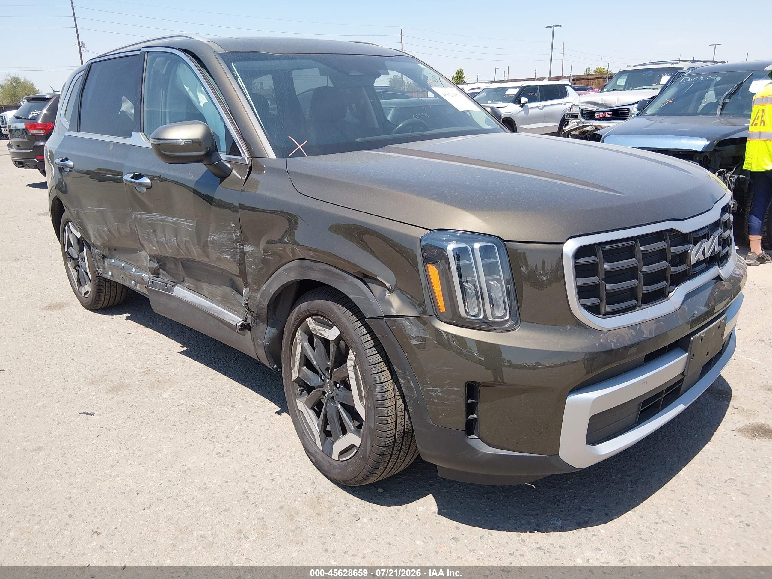 2025 Kia Telluride S Коричневый vin: 5XYP6DGC8SG649787