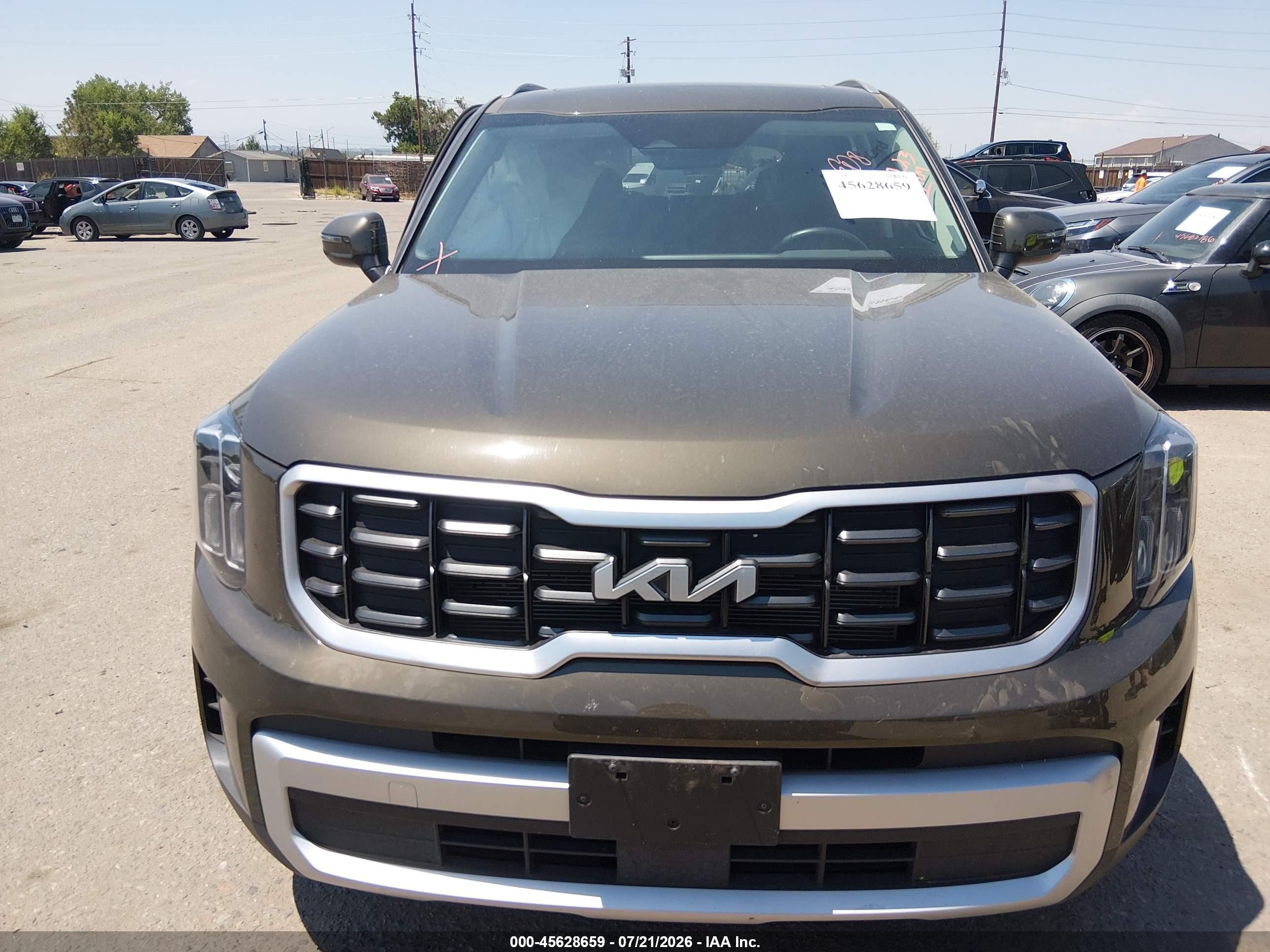 2025 Kia Telluride S Коричневый vin: 5XYP6DGC8SG649787