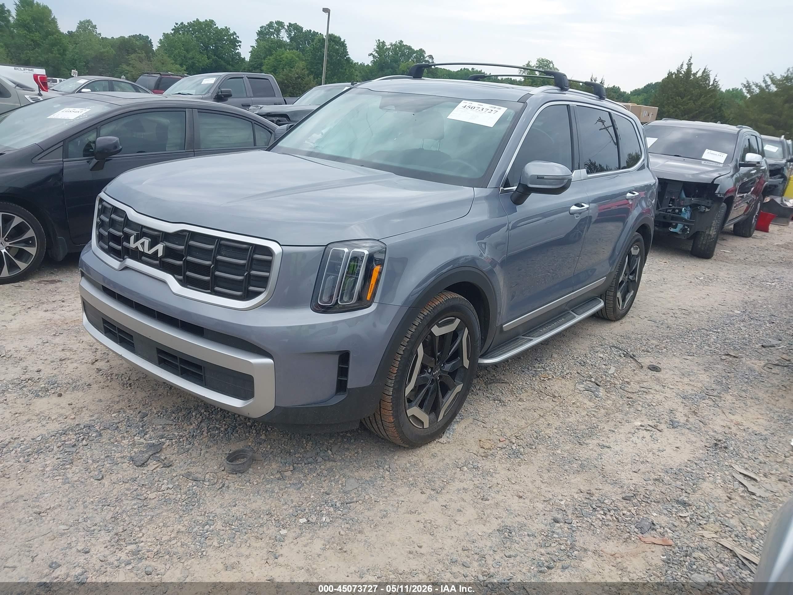 2023 Kia Telluride S Blue vin: 5XYP6DGCXPG343052