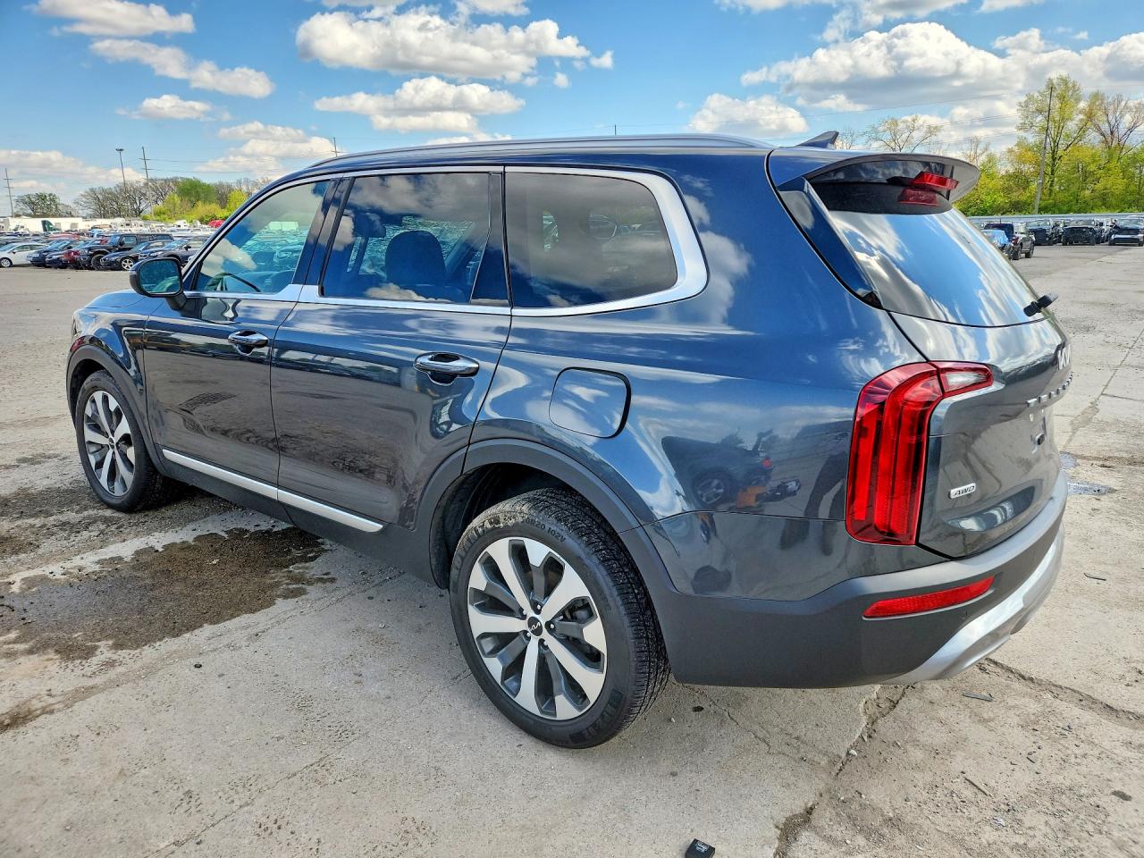 2022 Kia Telluride S Серый vin: 5XYP6DHC5NG239306