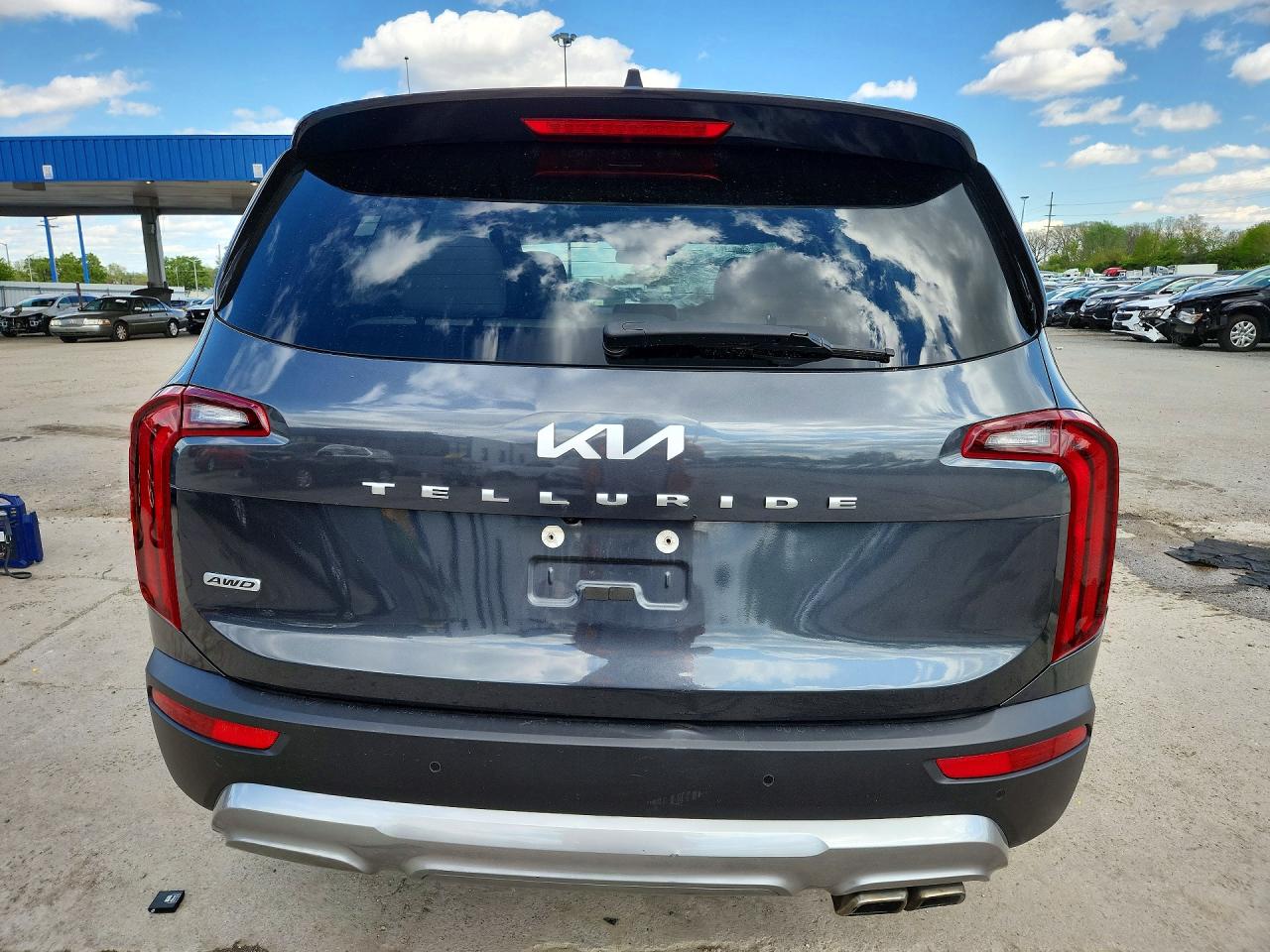 2022 Kia Telluride S Серый vin: 5XYP6DHC5NG239306