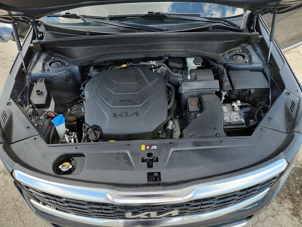 2022 Kia Telluride S Серый vin: 5XYP6DHC5NG239306