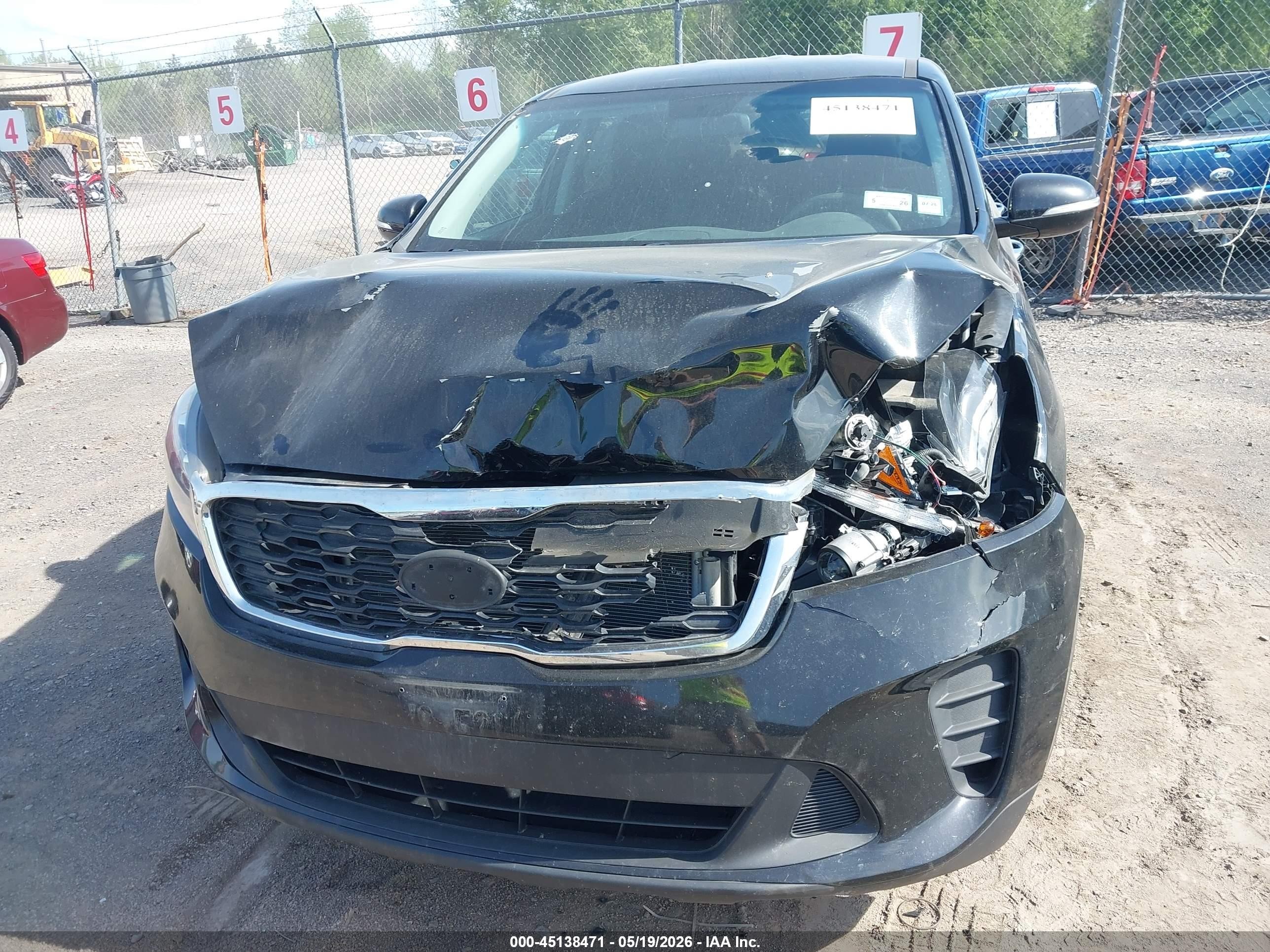 2020 Kia Sorento 2.4l L Черный vin: 5XYPG4A30LG657051