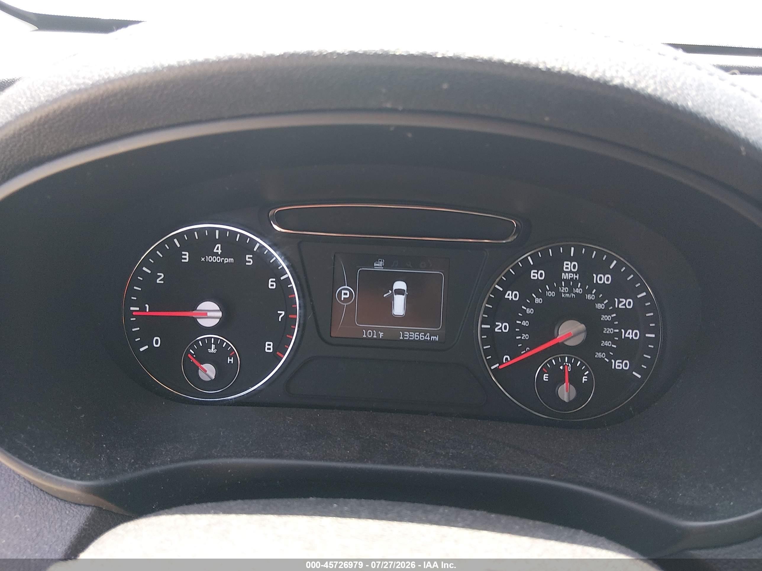 2016 Kia Sorento 2.4l Lx White vin: 5XYPG4A31GG036407
