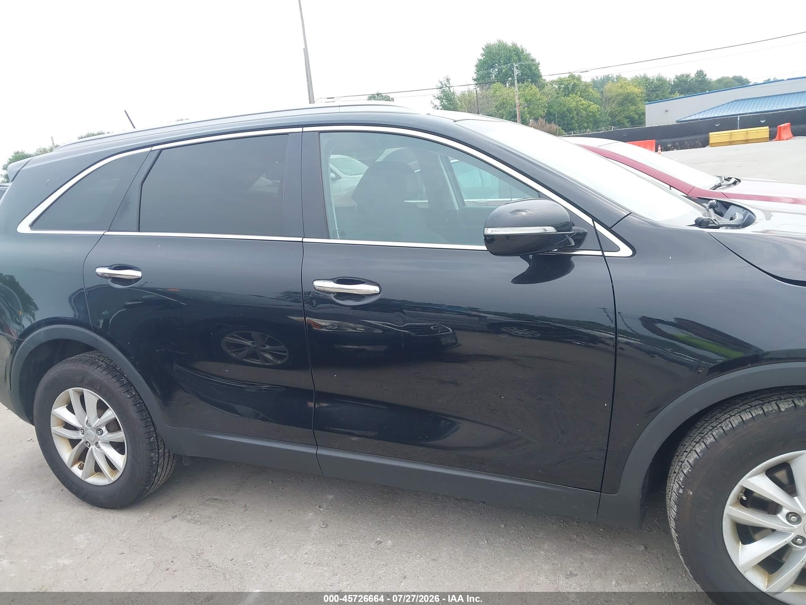 2017 Kia Sorento 2.4l Lx Black vin: 5XYPG4A32HG191601