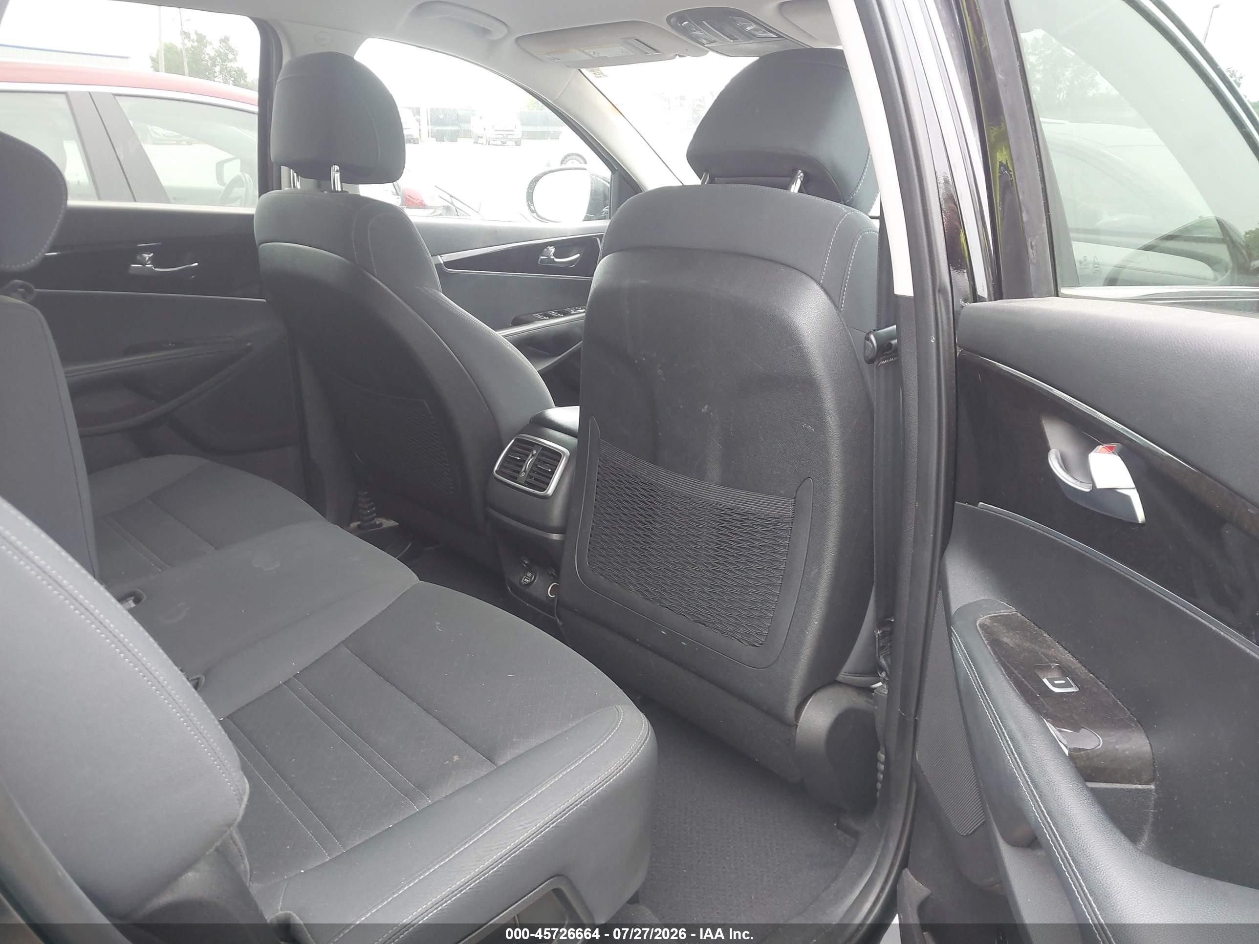 2017 Kia Sorento 2.4l Lx Black vin: 5XYPG4A32HG191601