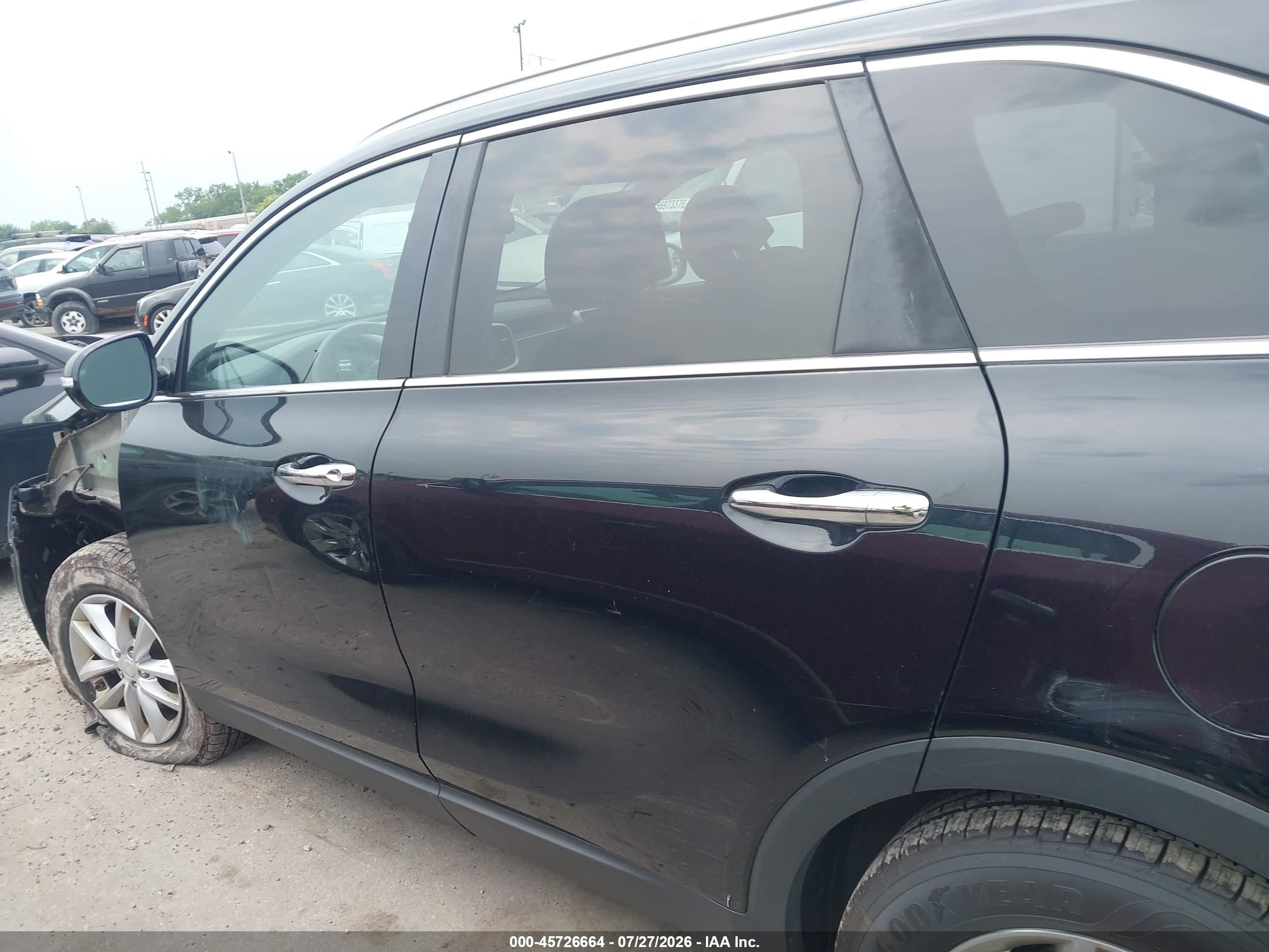 2017 Kia Sorento 2.4l Lx Black vin: 5XYPG4A32HG191601