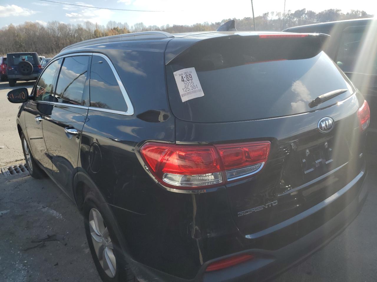 2016 Kia Sorento Lx Black vin: 5XYPG4A33GG060076