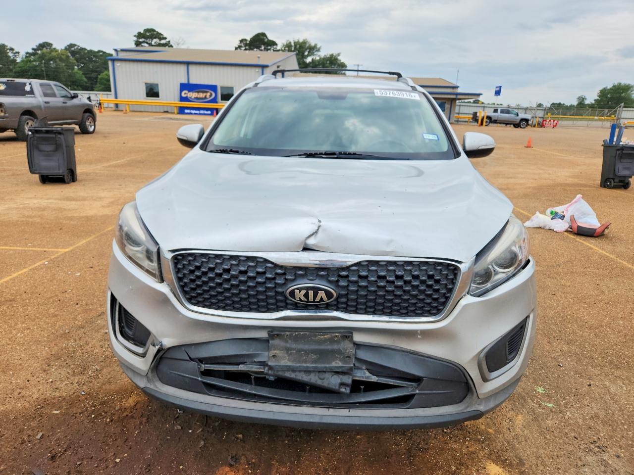 2016 Kia Sorento Lx Silver vin: 5XYPG4A33GG086435