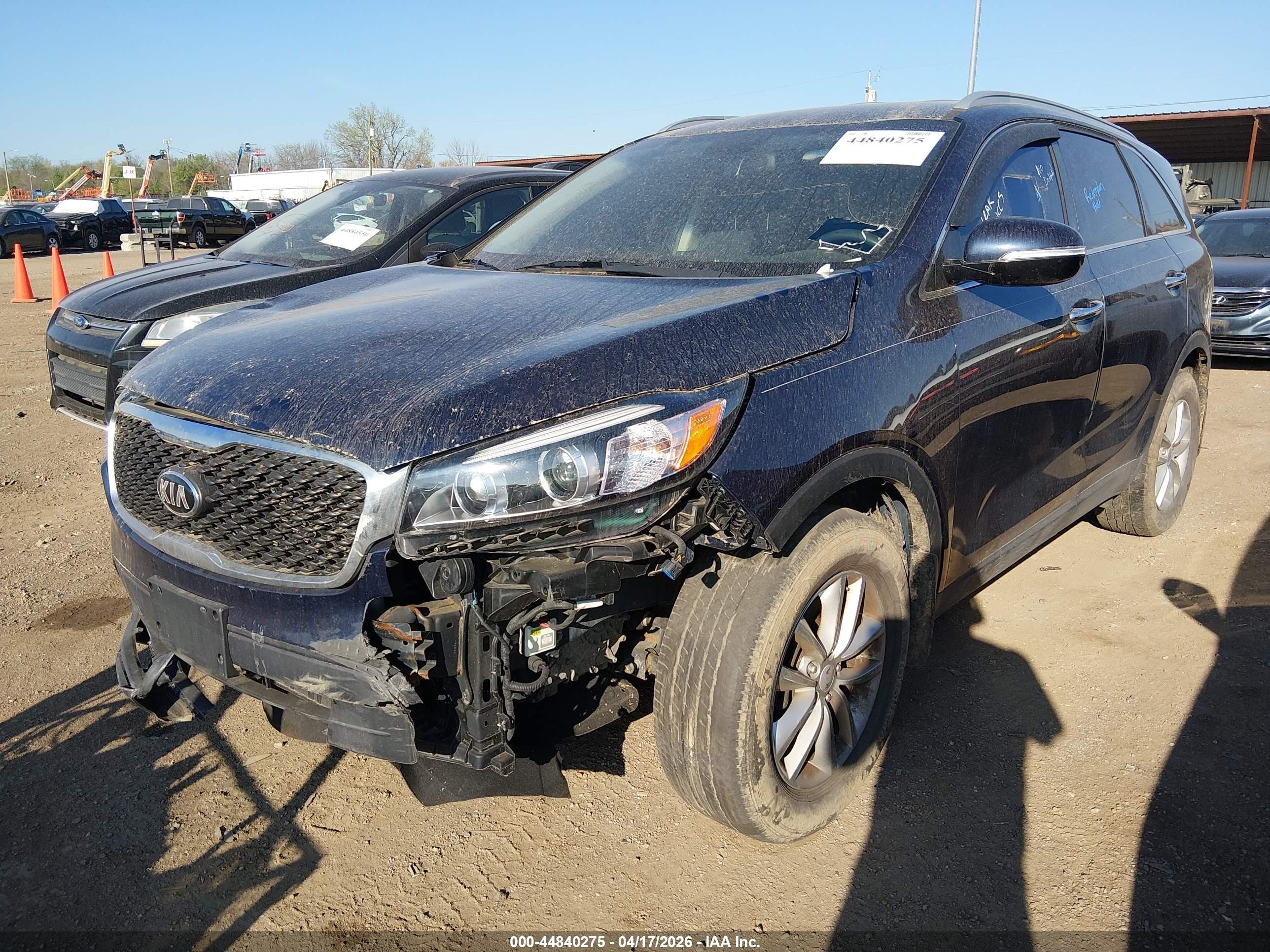 2016 Kia Sorento 2.4l Lx Blue vin: 5XYPG4A33GG156192