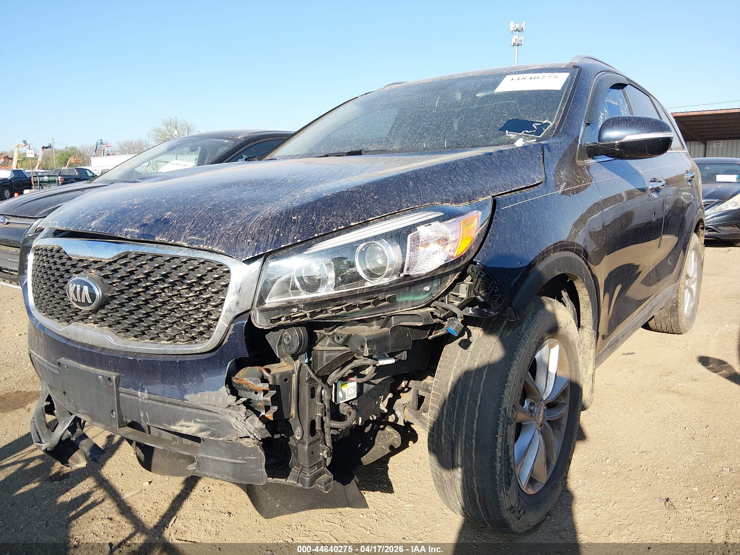 2016 Kia Sorento 2.4l Lx Blue vin: 5XYPG4A33GG156192