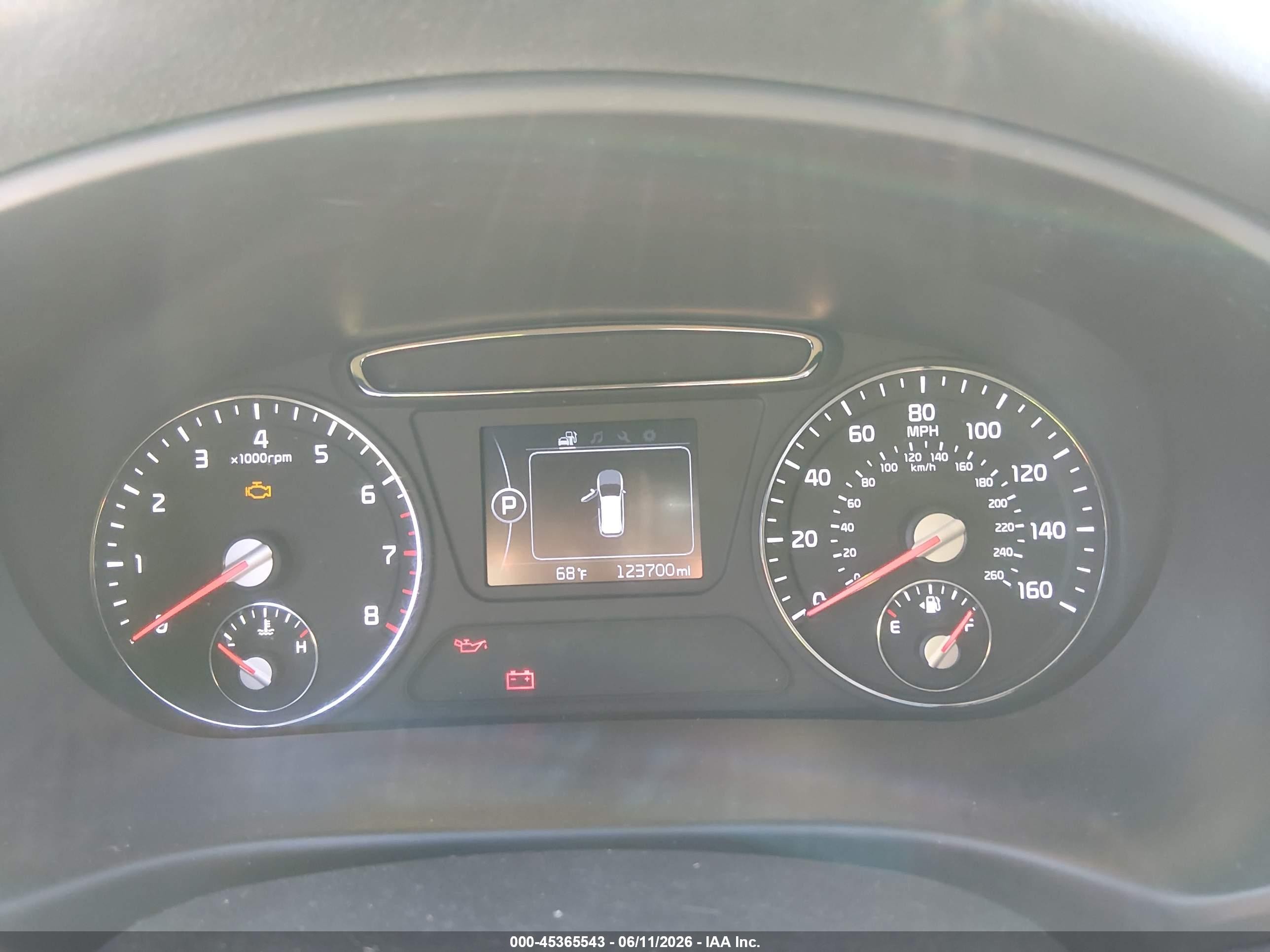 2016 Kia Sorento 2.4l Lx Gray vin: 5XYPG4A34GG070583