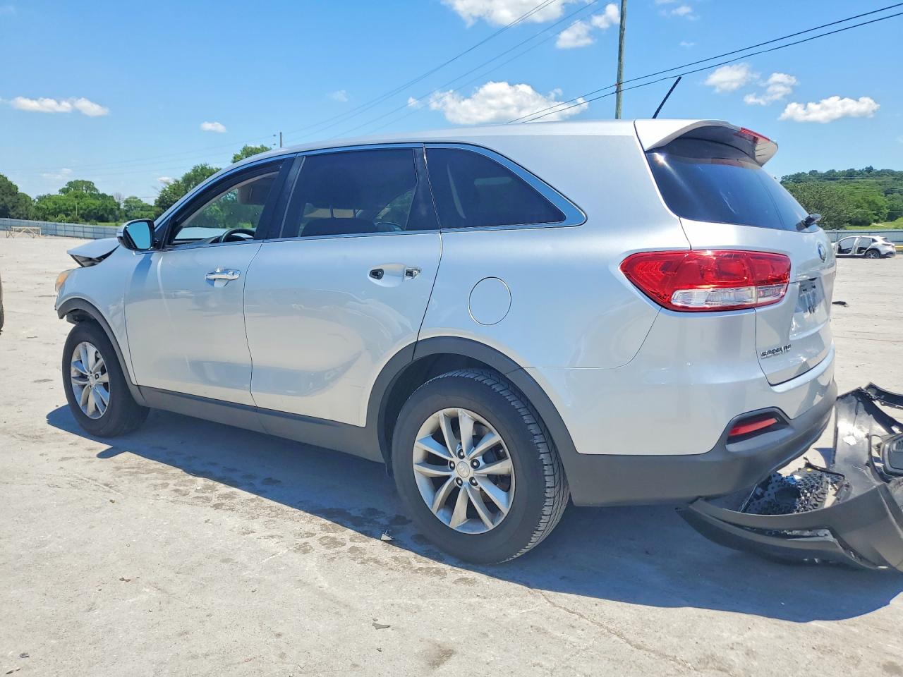 2018 Kia Sorento L Silver vin: 5XYPG4A35JG424506